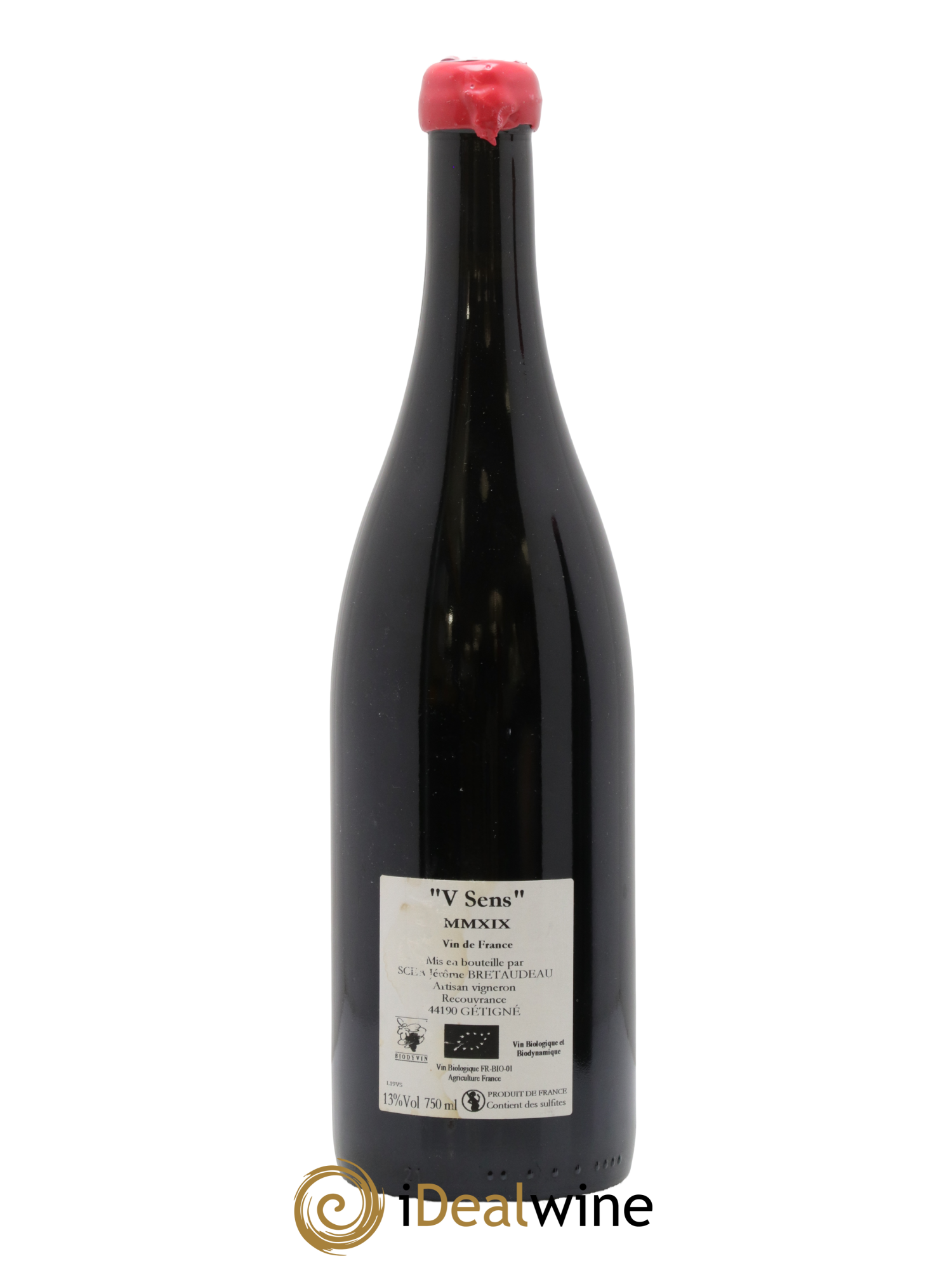 Vin de France V Sens Jérôme Bretaudeau - Domaine de Bellevue 2019 - Lotto di 1 bottiglia - 1