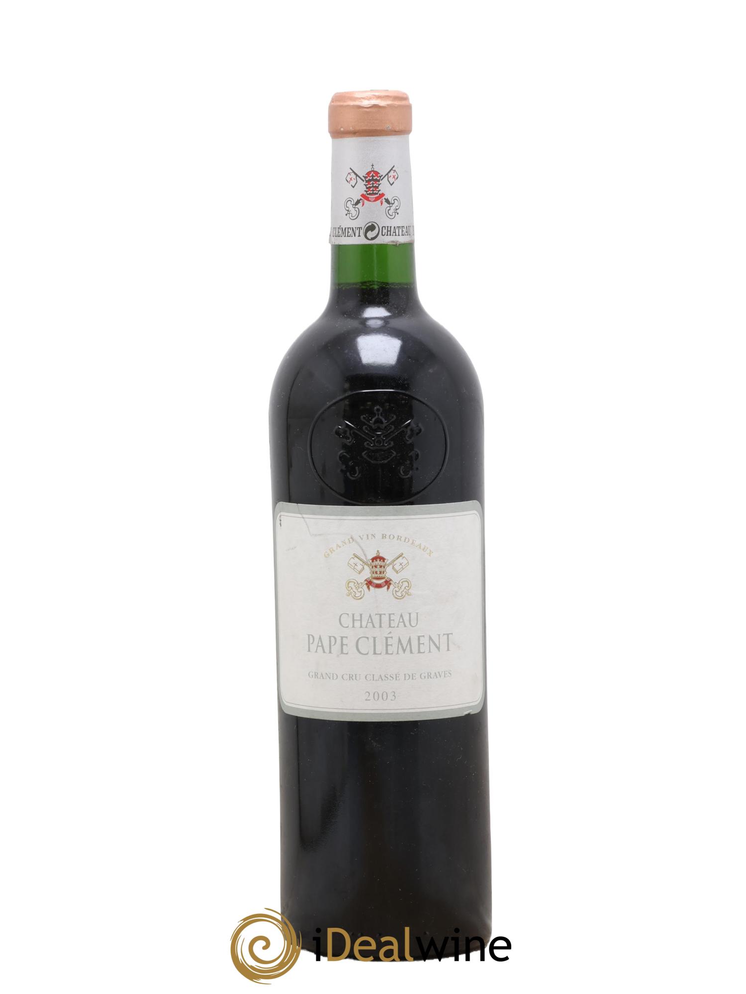 Château Pape Clément Cru Classé de Graves 2003 - Lot de 1 bouteille - 0