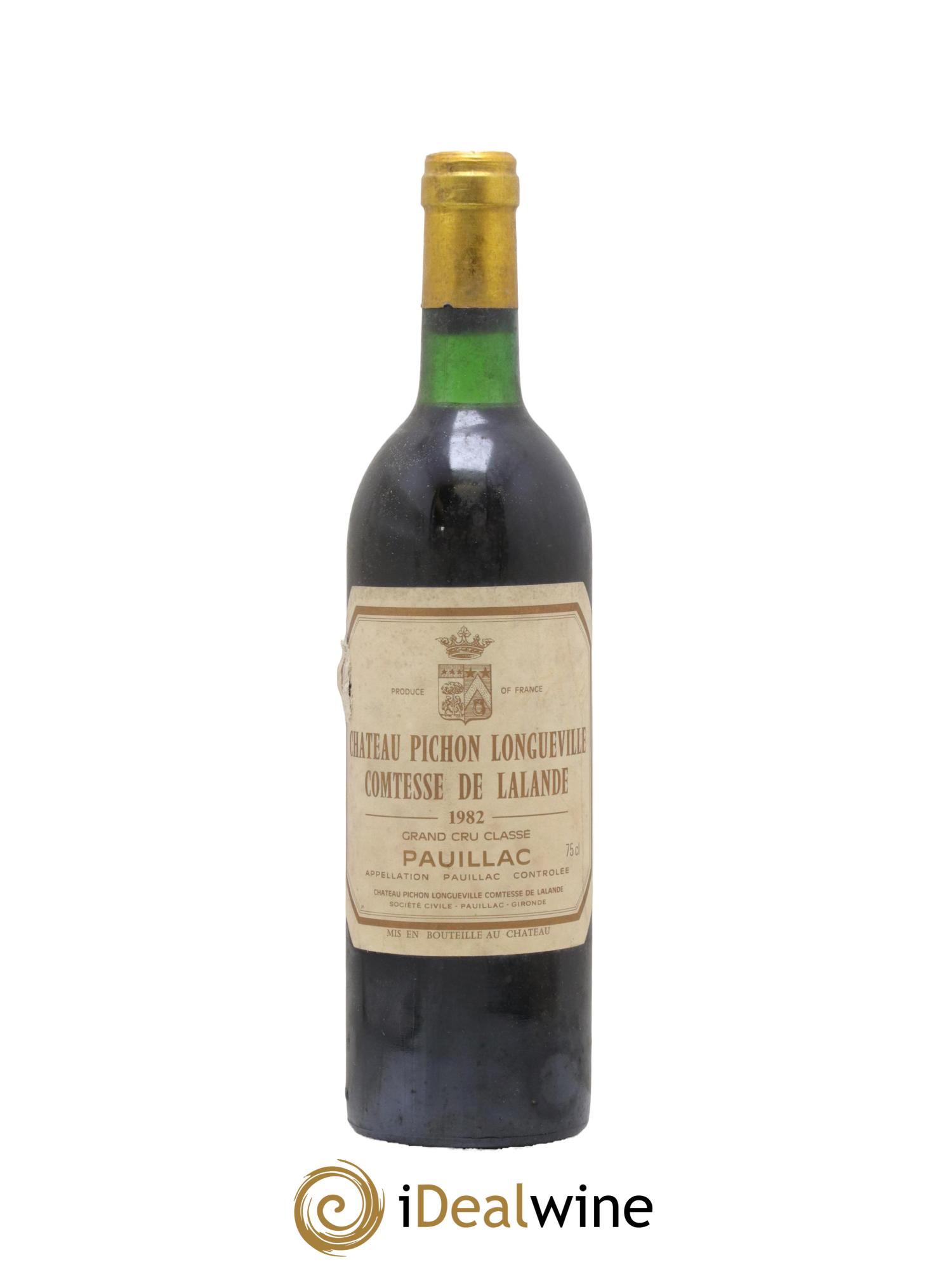 Château Pichon Longueville Comtesse de Lalande 2ème Grand Cru Classé 1982 - Lot of 1 bottle - 0