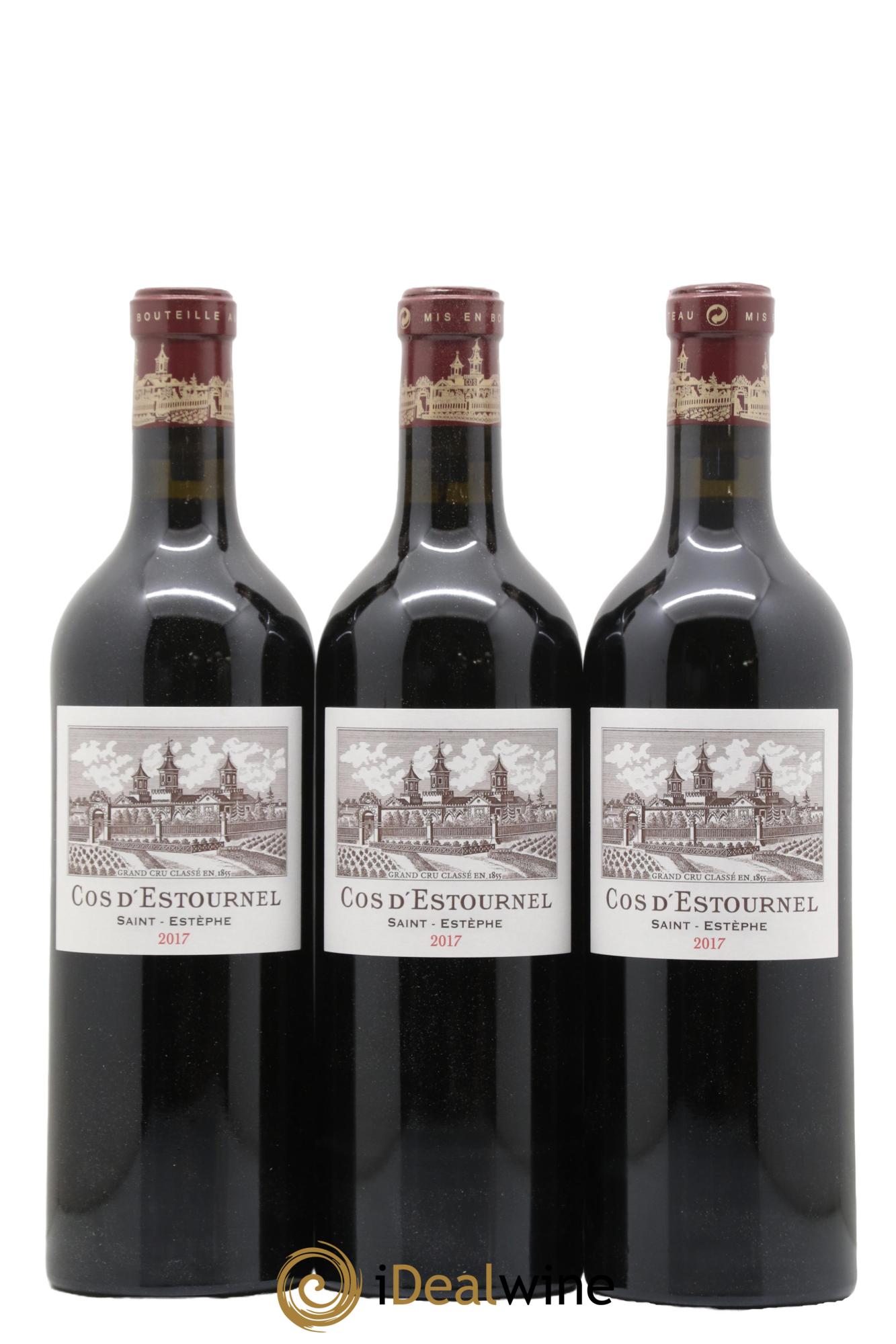 Cos d'Estournel 2ème Grand Cru Classé 2017 - Lotto di 3 bottiglie - 1