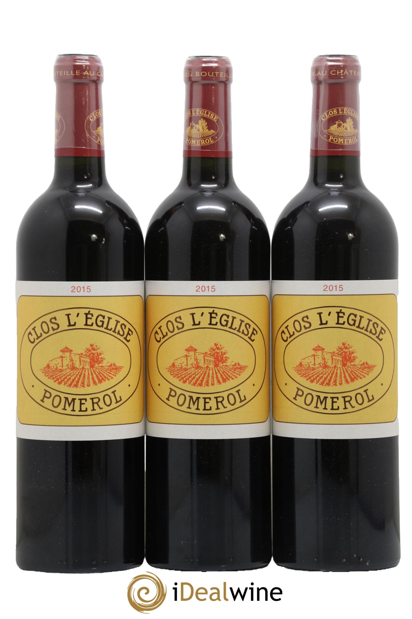 Clos l'Eglise 2015 - Lot de 3 bouteilles - 1