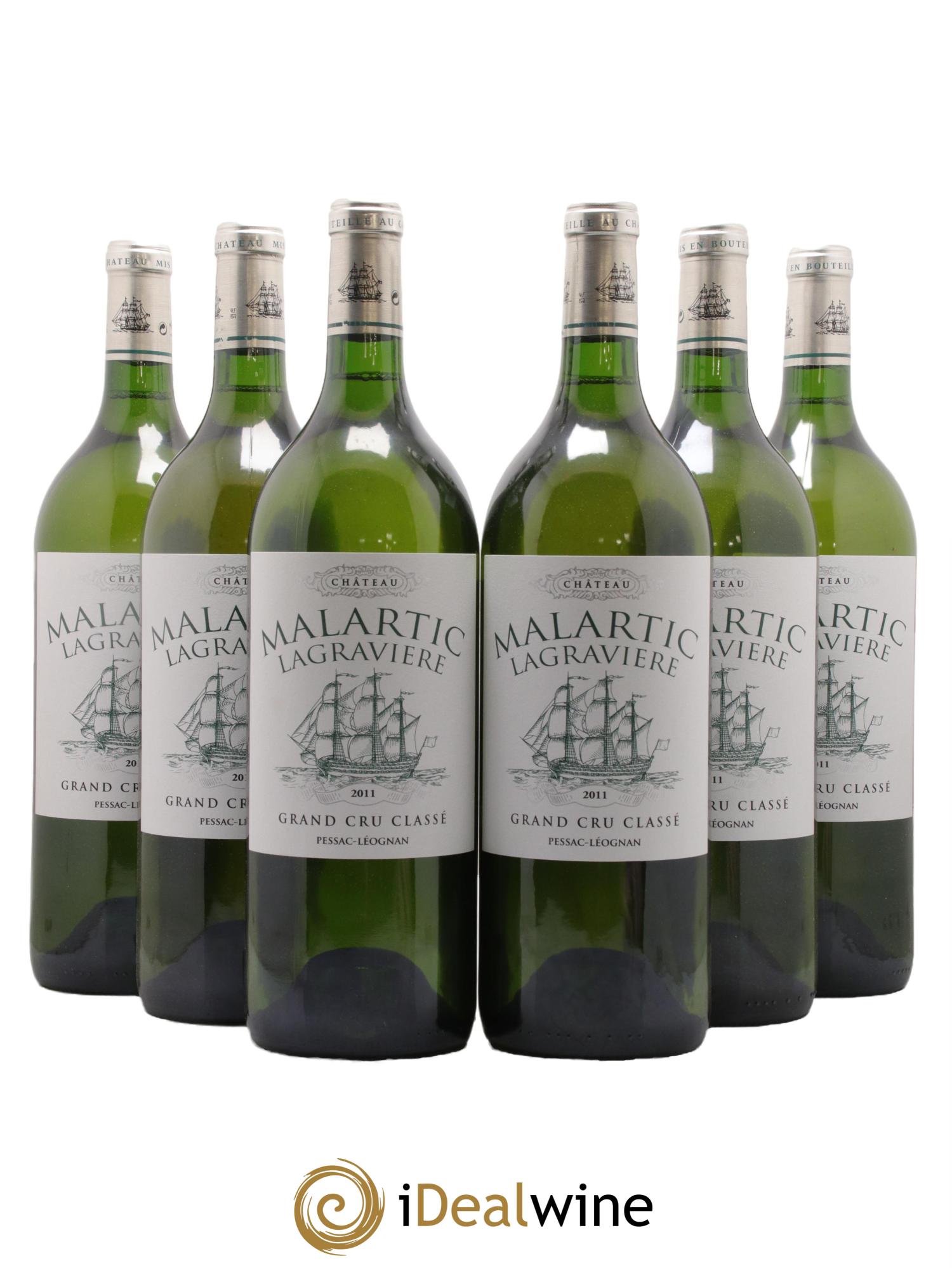 Château Malartic-Lagravière Cru Classé de Graves 2011 - Lot de 6 magnums - 0