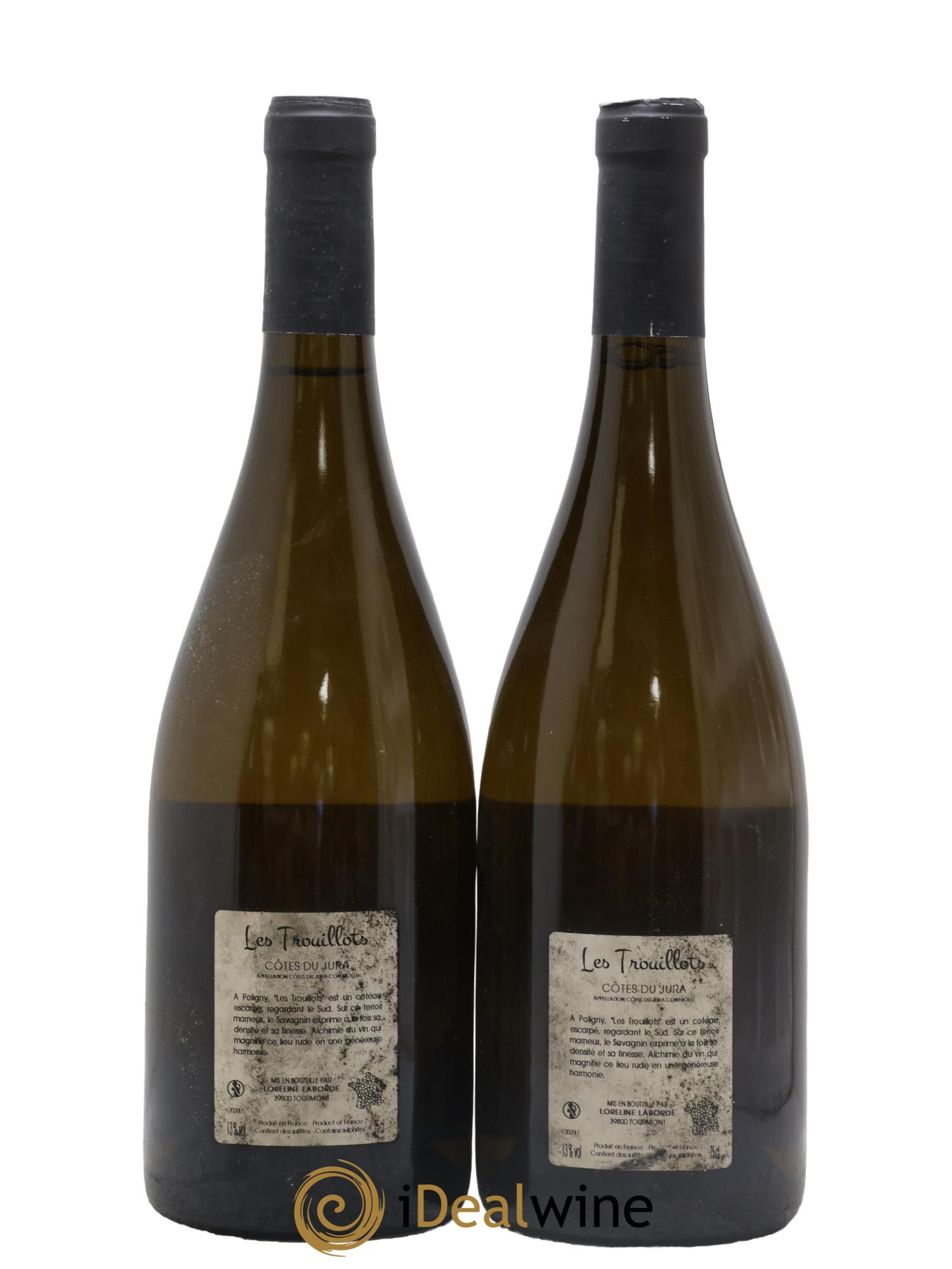 Côtes du Jura Savagnin Ouillé Les Trouillots Les Granges Paquenesses 2020 - Lotto di 2 bottiglie - 1