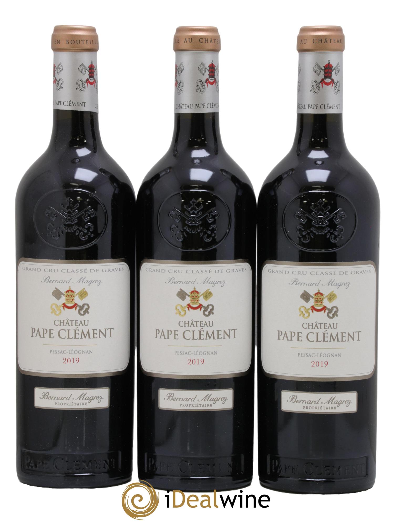 Château Pape Clément Cru Classé de Graves 2019 - Lot de 3 bouteilles - 0