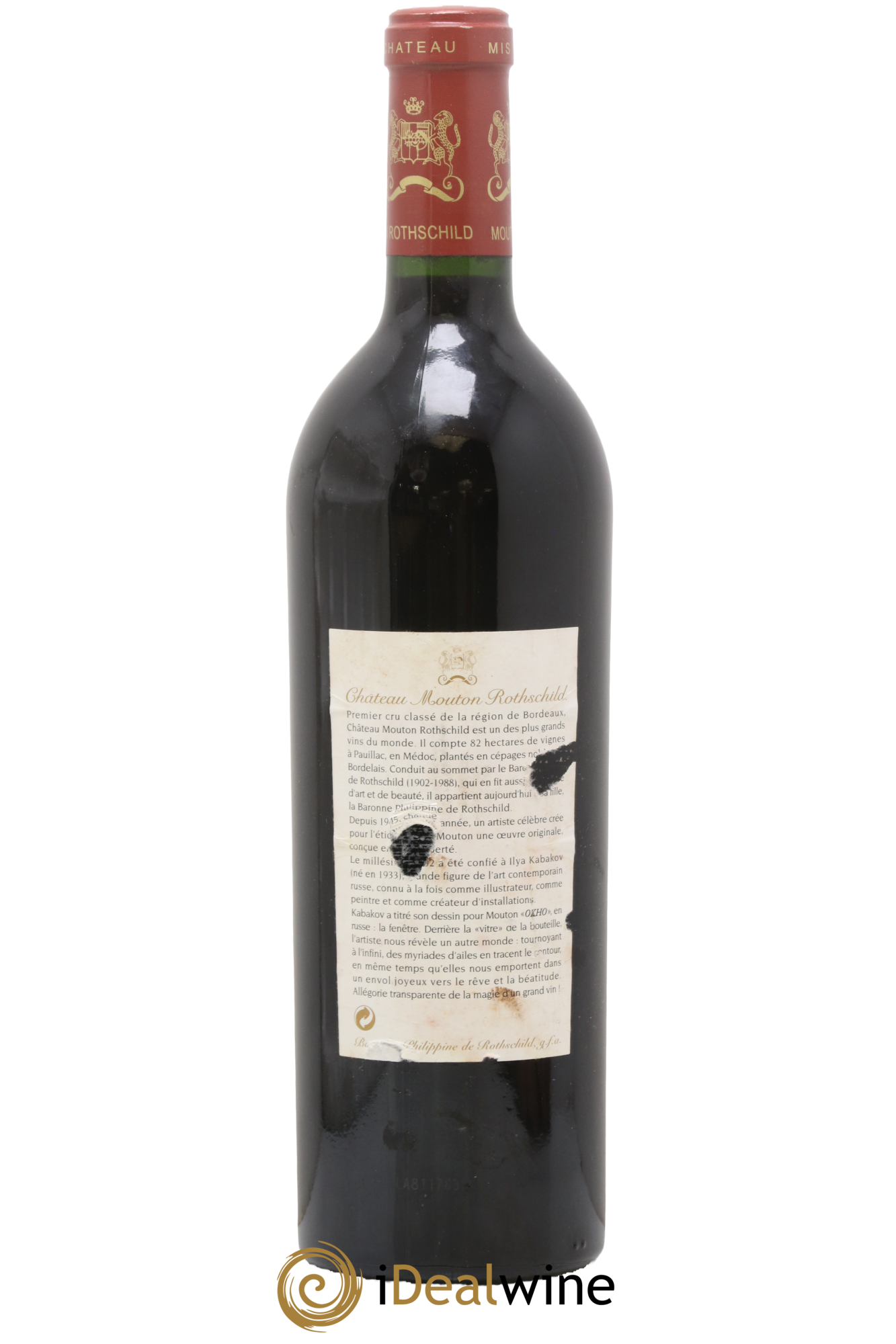Château Mouton Rothschild 1er Grand Cru Classé 2002 - Posten von 1 Flasche - 1