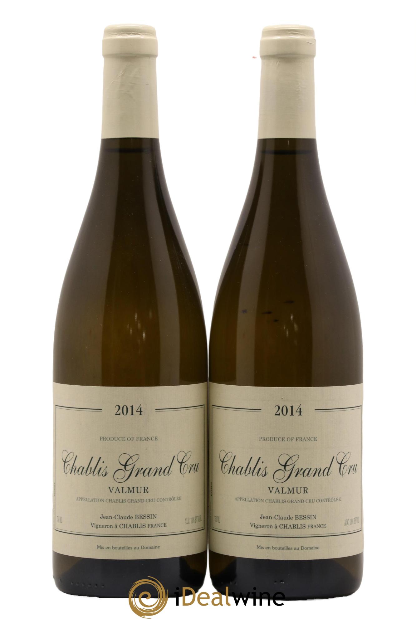 Chablis Grand Cru Valmur Jean-Claude & Romain Bessin 2014 - Lot de 2 bouteilles - 0