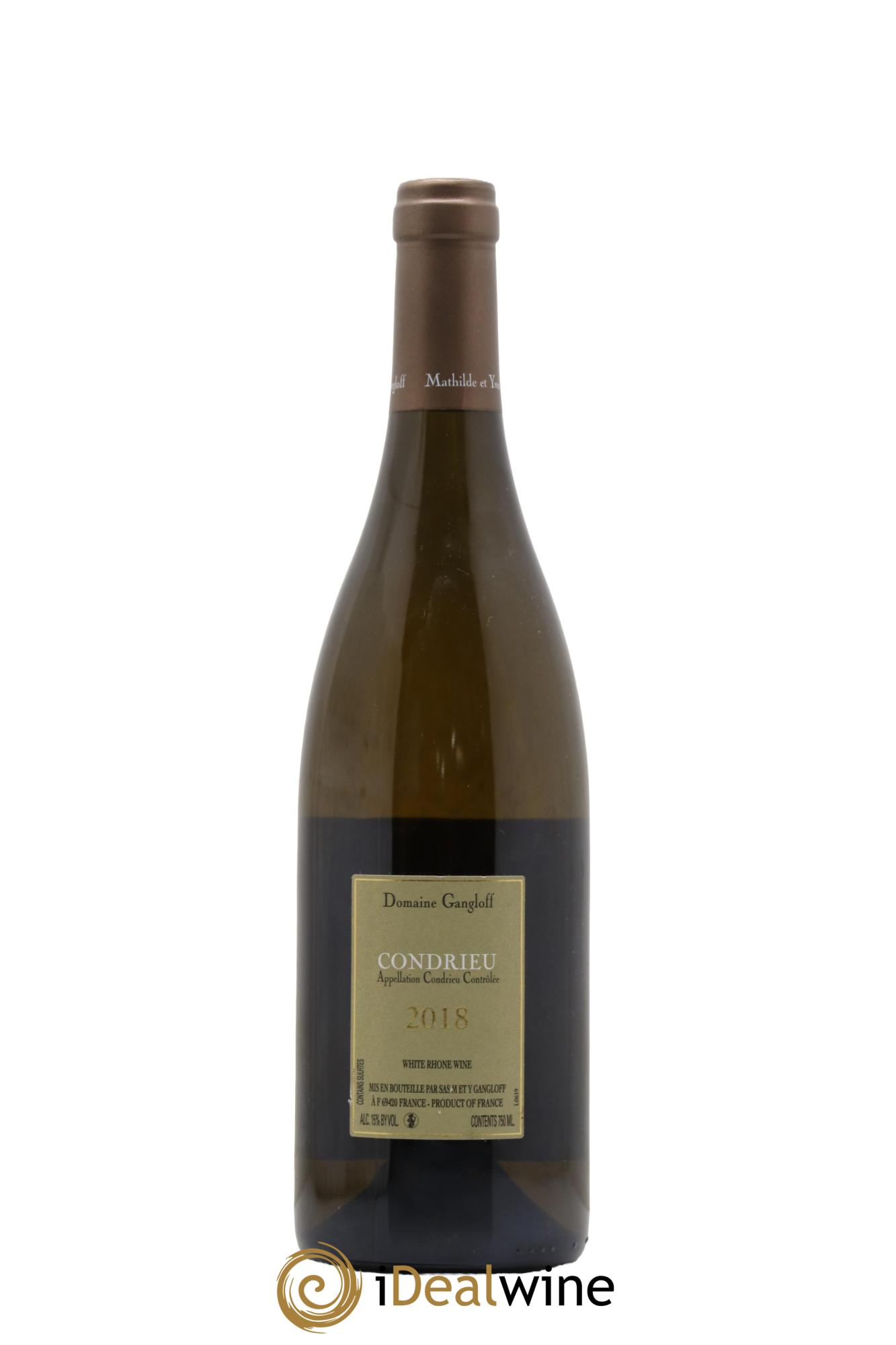 Condrieu Domaine Gangloff (Domaine) 2018 - Lot de 1 bouteille - 1