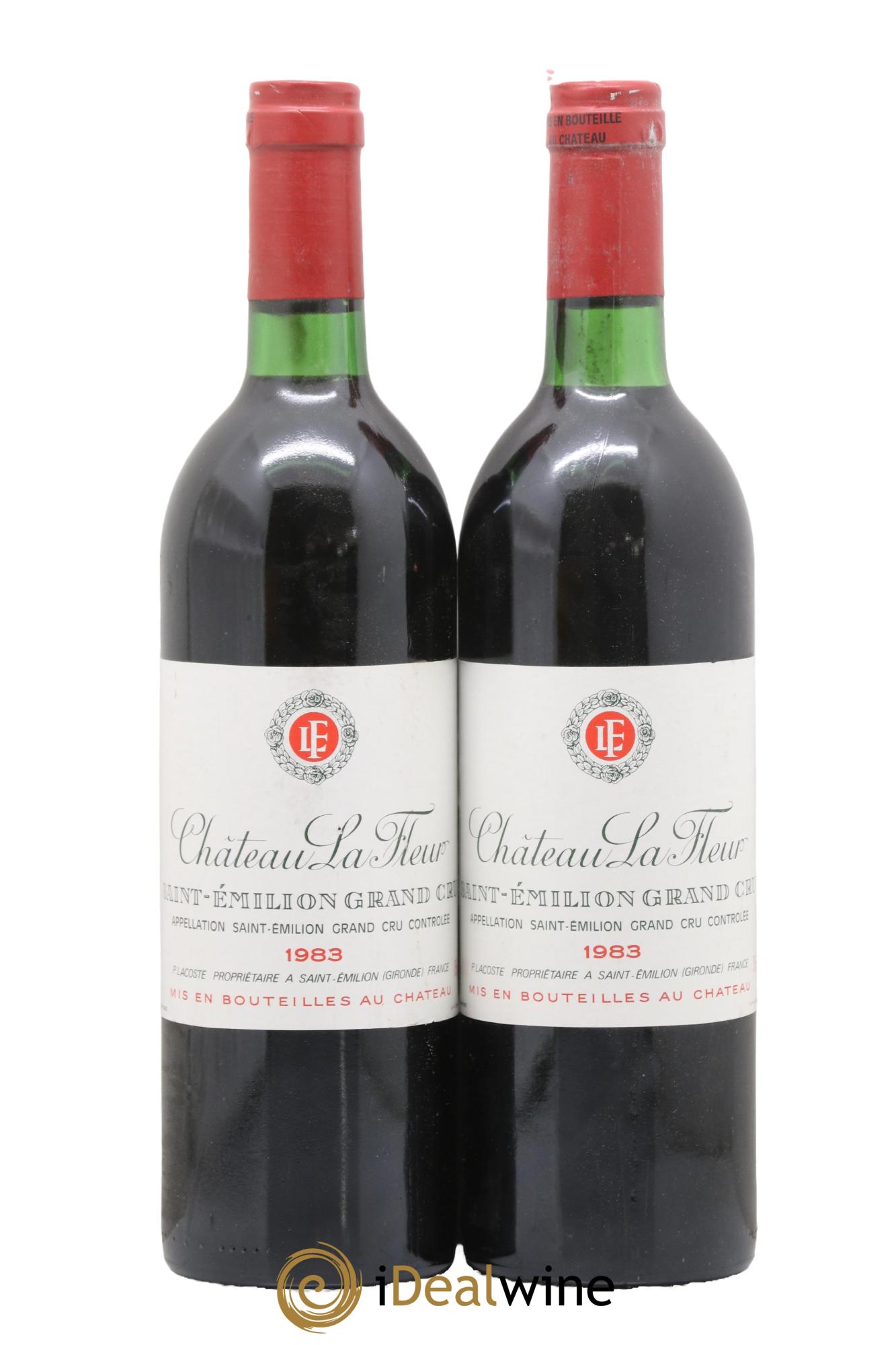 Château La Fleur 1983 - Lot de 2 bouteilles - 0