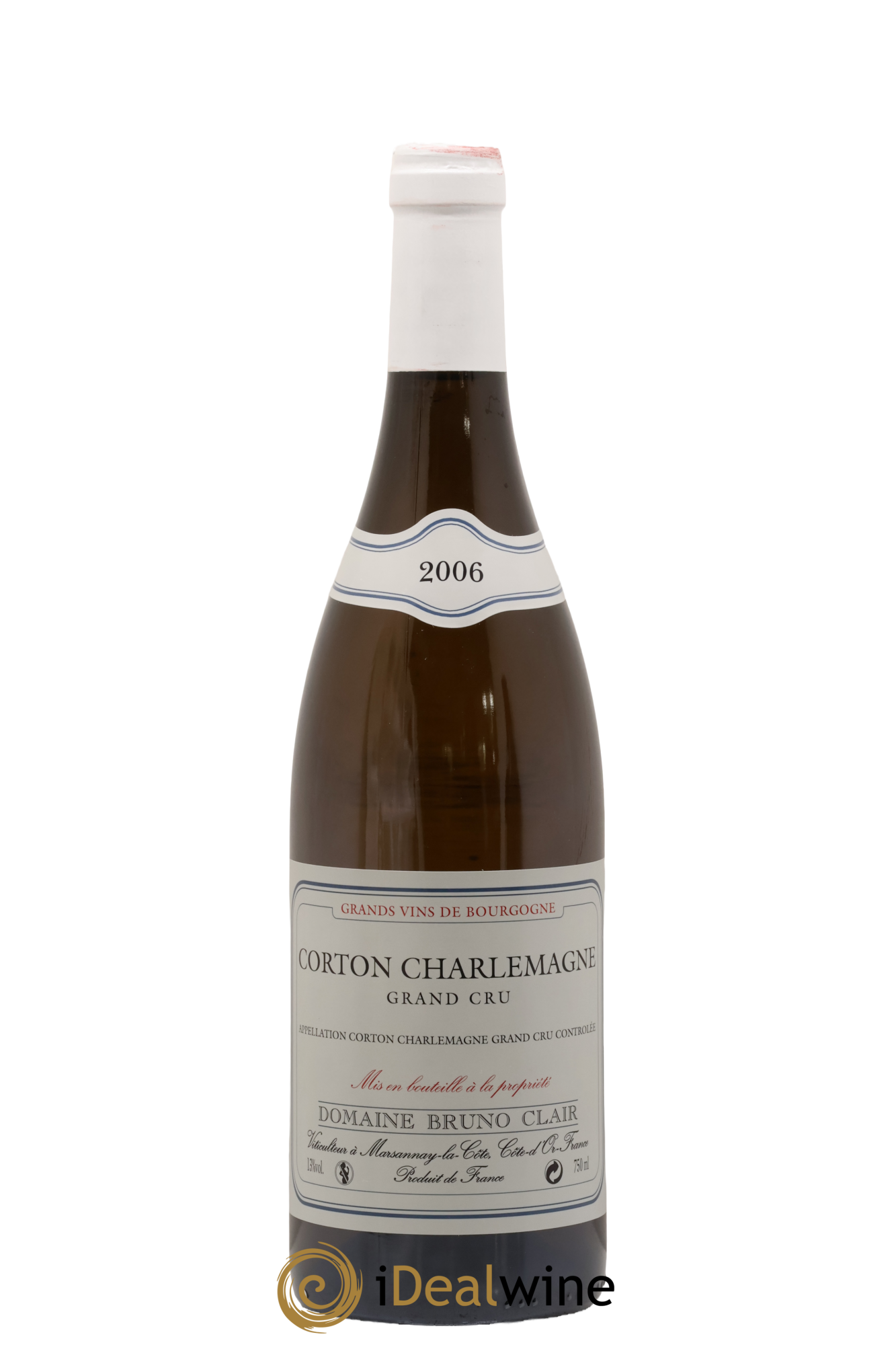 Corton-Charlemagne Grand Cru Bruno Clair (Domaine) 2006 - Lot of 1 bottle - 0
