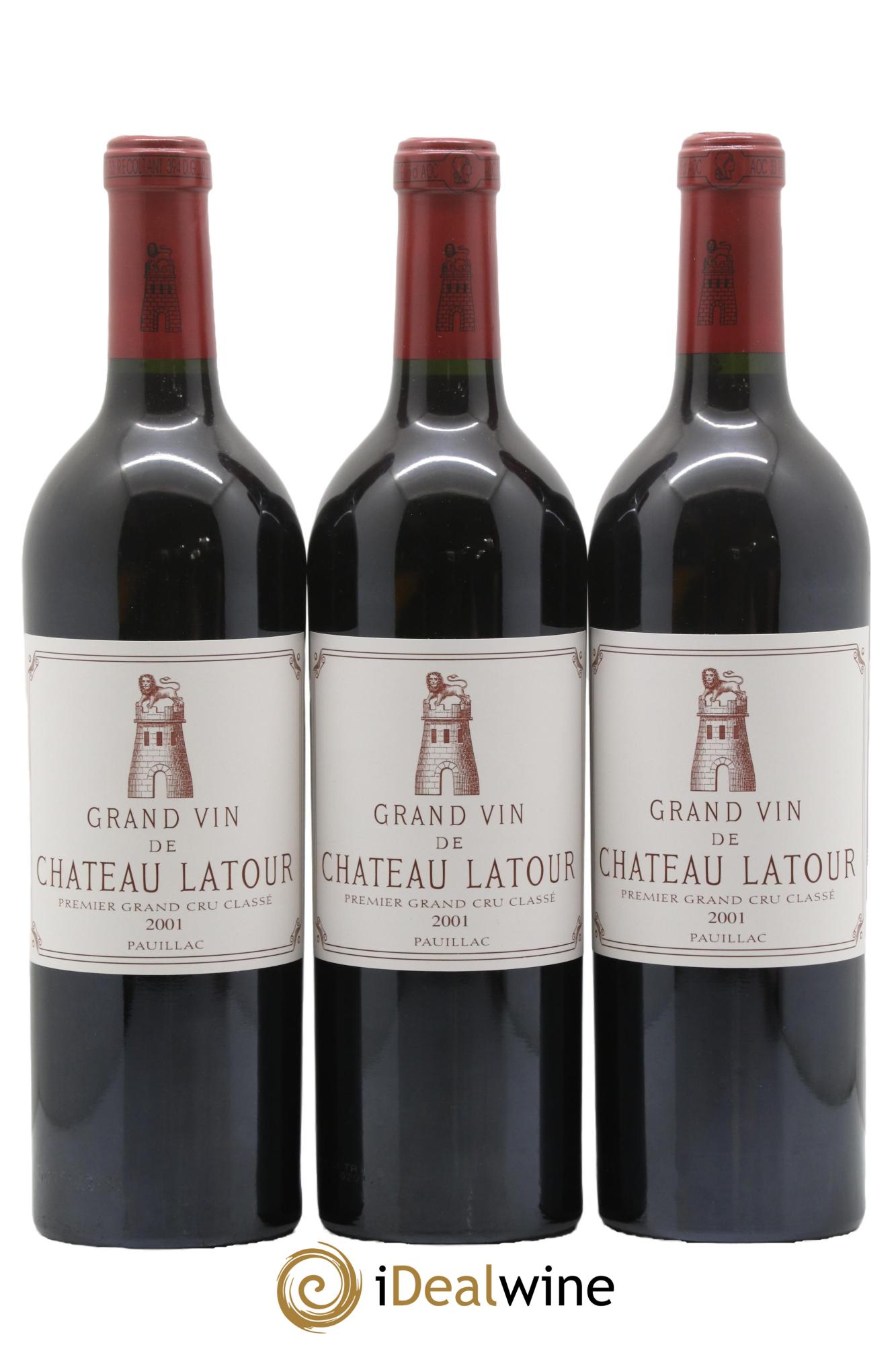 Château Latour 1er Grand Cru Classé 2001 - Lot de 12 bouteilles - 3