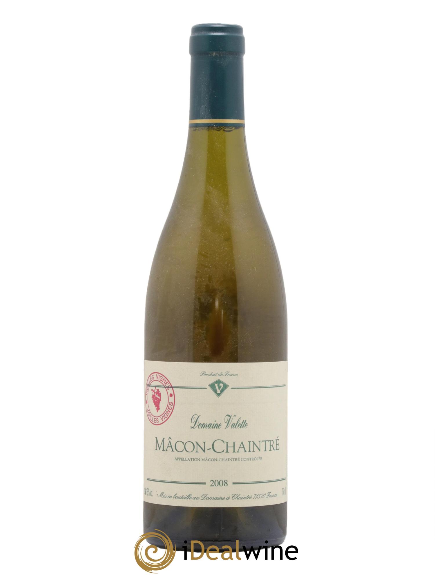 Mâcon Chaintré Vieilles Vignes Valette (Domaine) 2008 - Lotto di 1 bottiglia - 0