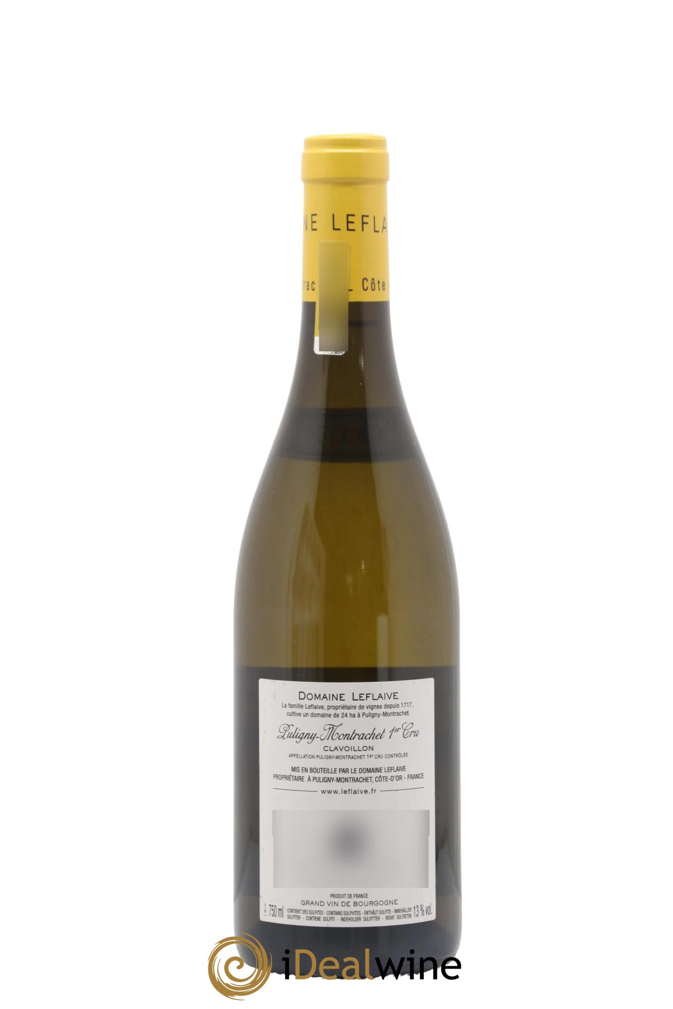 Puligny-Montrachet 1er Cru Clavoillon Leflaive (Domaine) 2017 - Lot of 1 bottle - 1
