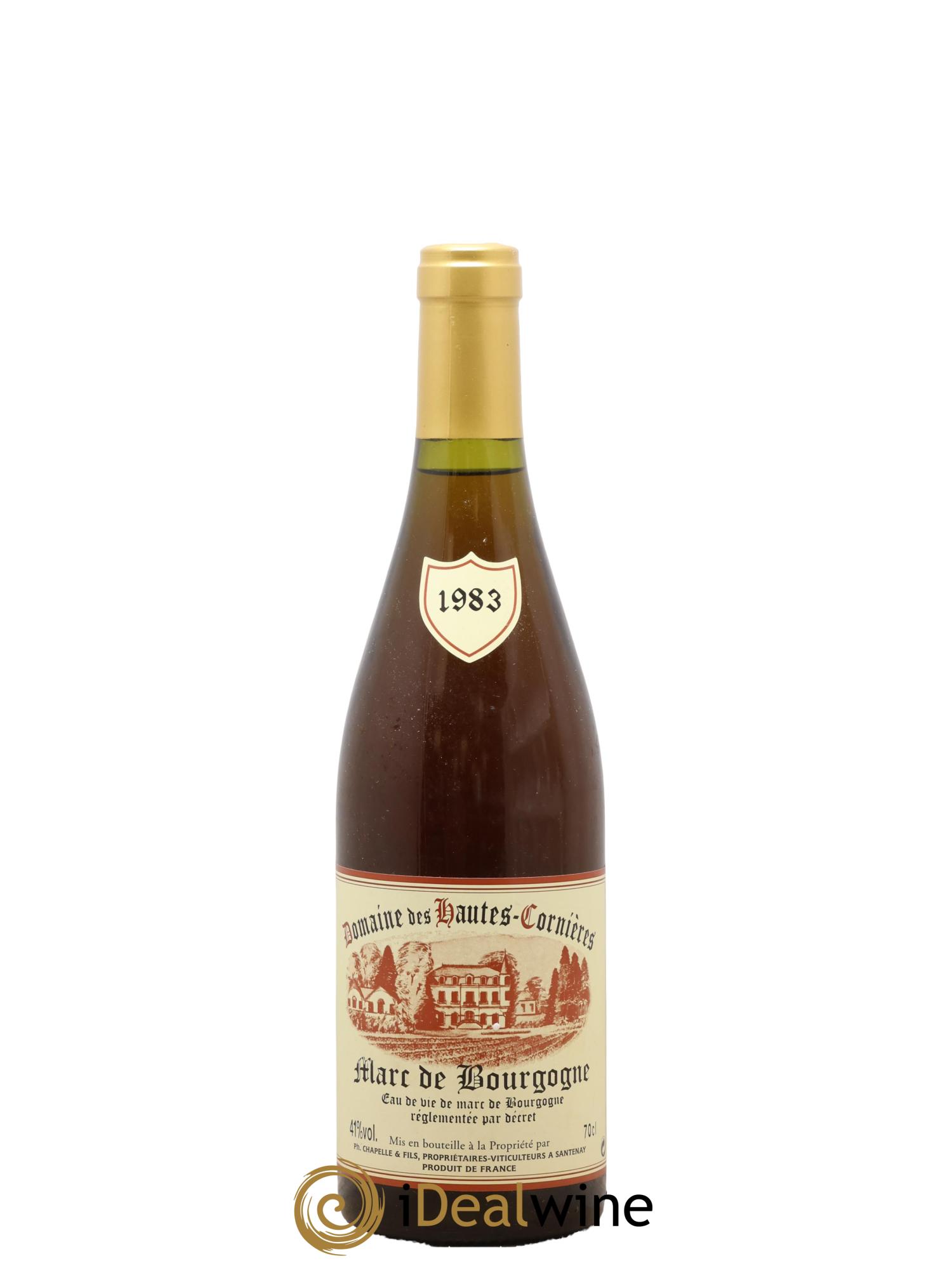 Marc de Bourgogne Hautes Cornières 1983 - Posten von 1 Flasche - 0