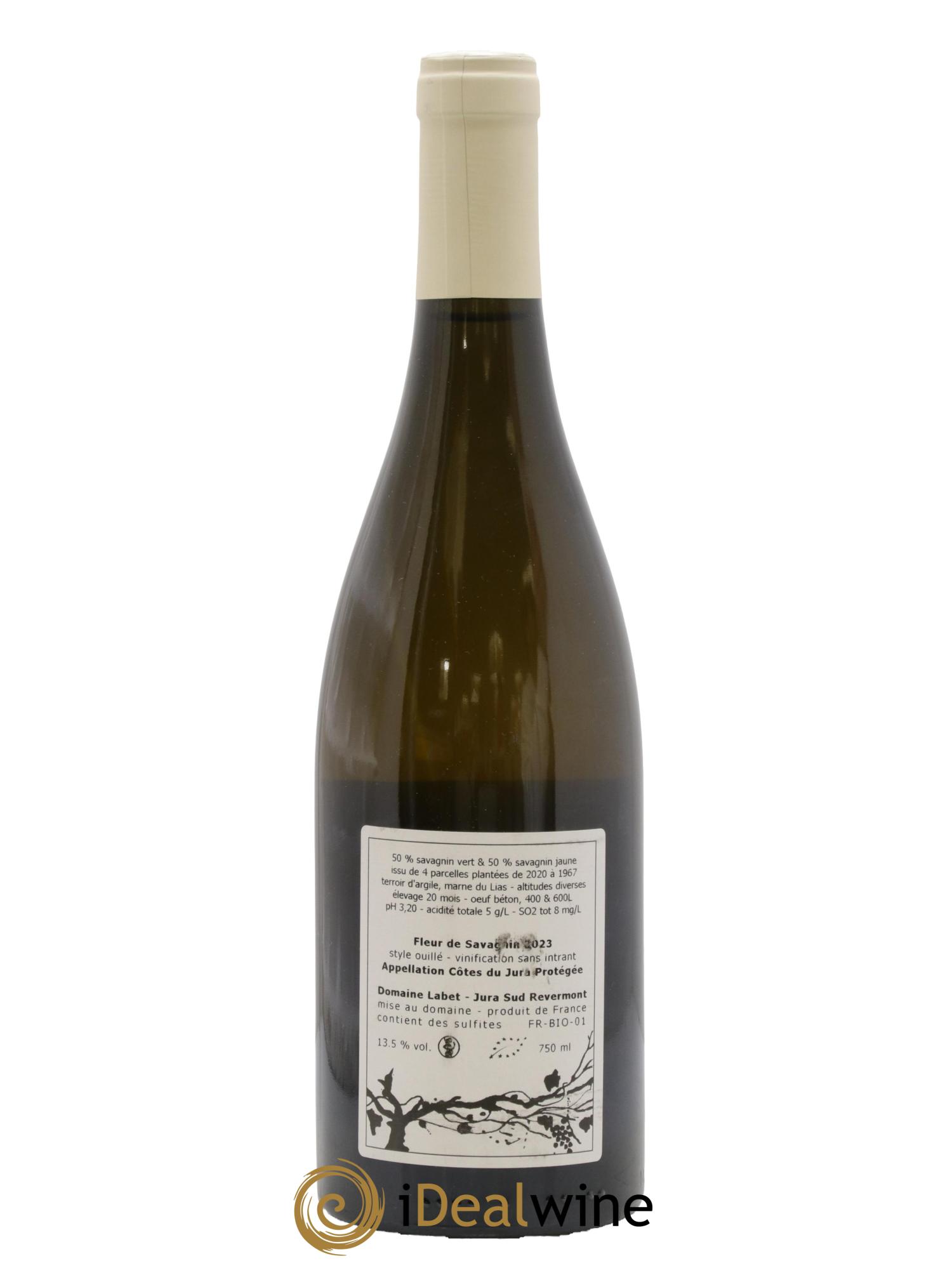 Côtes du Jura Fleur de Savagnin Romain - Julien  - Charline Labet 2023 - Lotto di 1 bottiglia - 1
