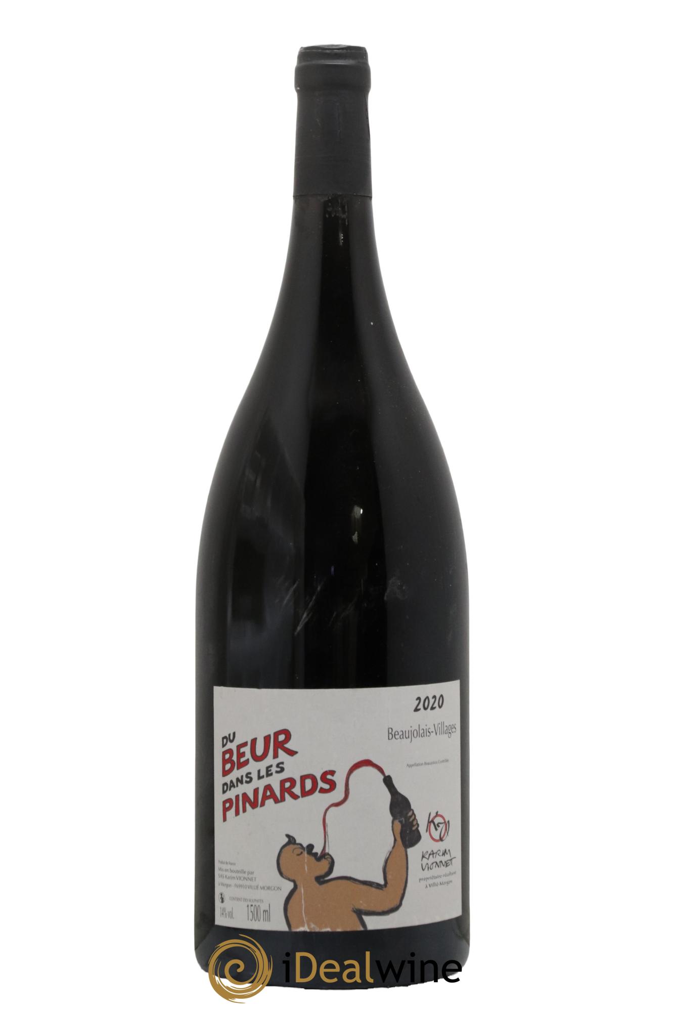 Beaujolais Village Du Beur Dans Les Pinards Karim Vionnet 2020 - Lot of 1 magnum - 0