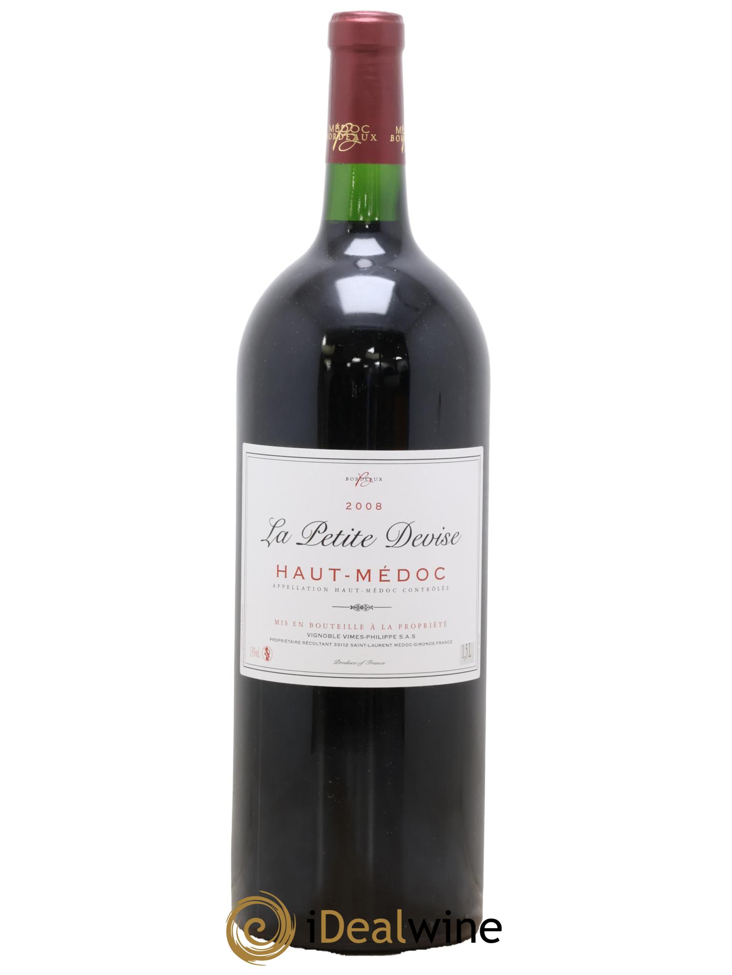 Haut Médoc Le Petite Devise 2008 - Lot de 1 magnum - 0