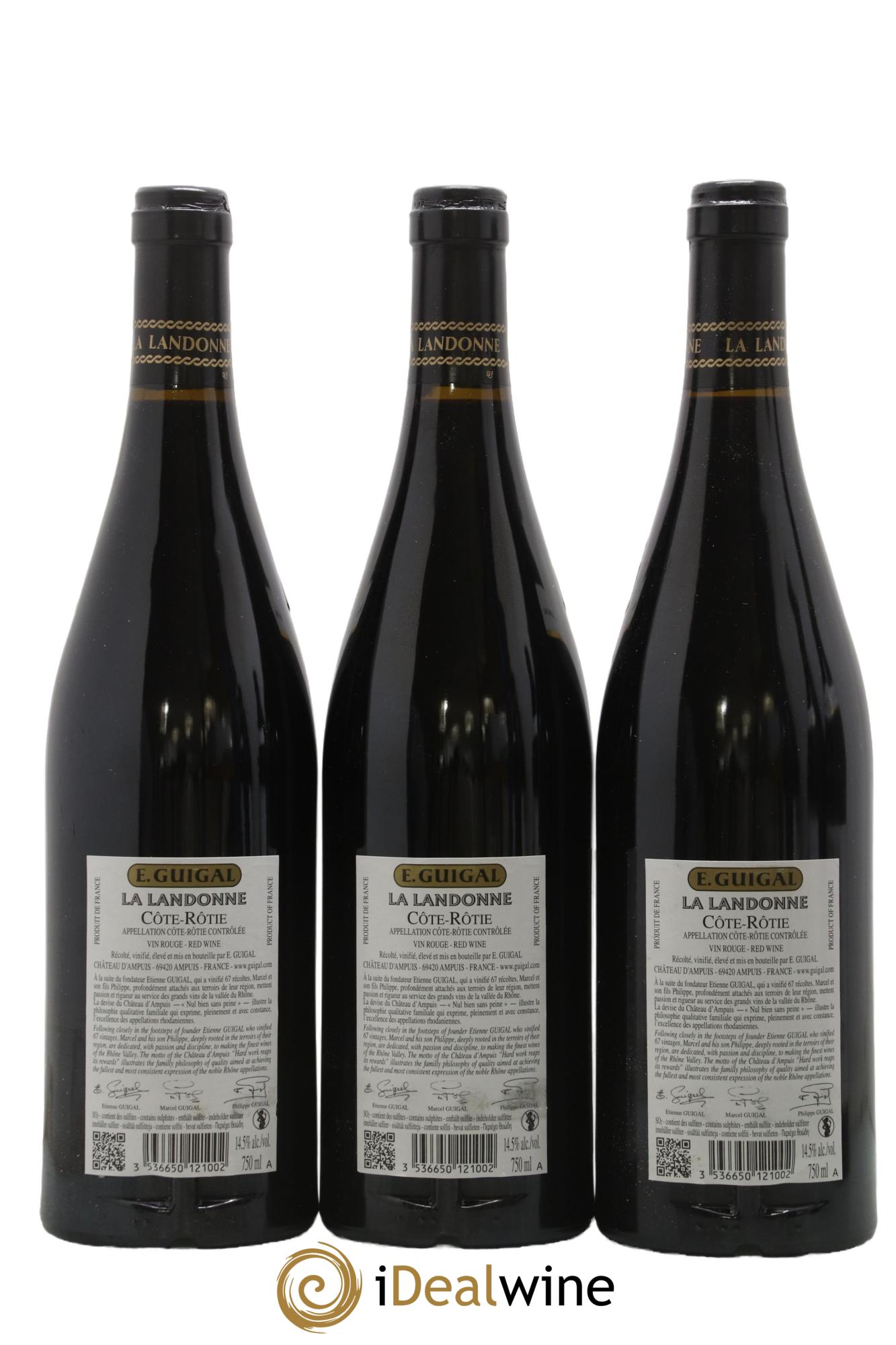 Côte-Rôtie La Landonne Guigal 2018 - Lot de 6 bouteilles - 2