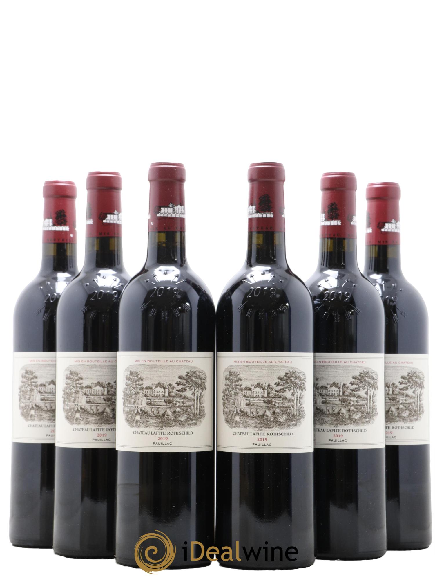 Château Lafite Rothschild 1er Grand Cru Classé 2019 - Lot de 6 bouteilles - 0