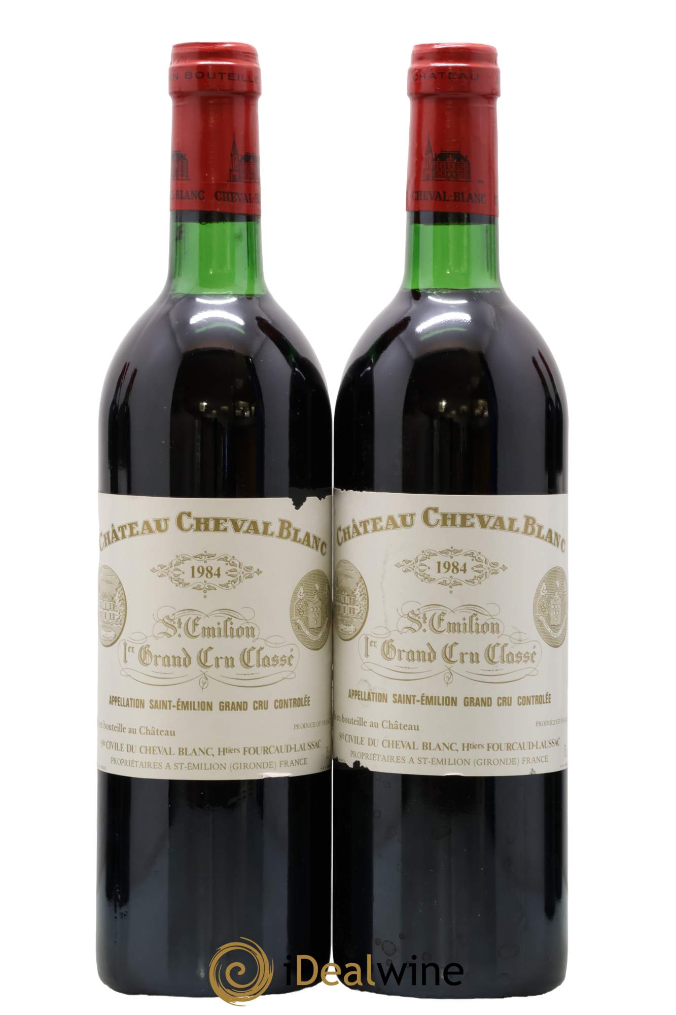Château Cheval Blanc 1er Grand Cru Classé A 1984 - Lot de 2 bouteilles - 0