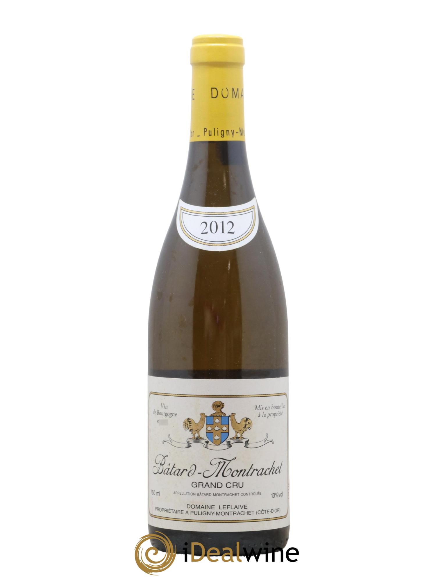 Bâtard-Montrachet Grand Cru Leflaive (Domaine) 2012 - Lot de 1 bouteille - 0