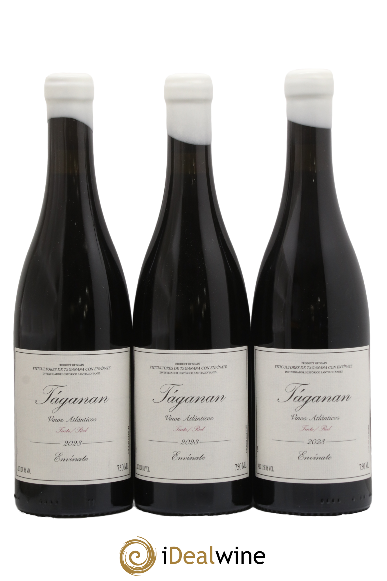 Vinos Atlánticos Táganan Tinto Envinate 2023 - Lot de 3 bouteilles - 0