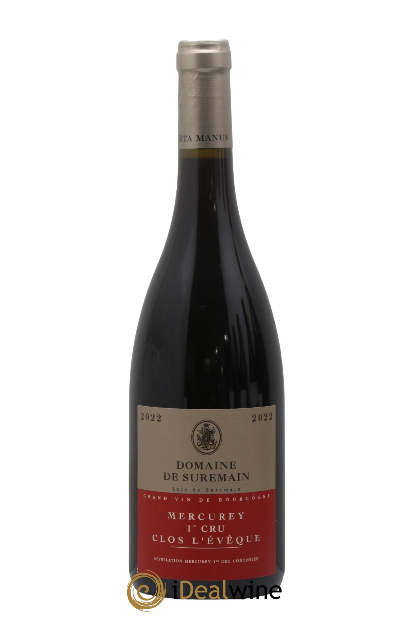 Mercurey 1er Cru Clos L'Evêque Domaine De Suremain 2022 - Lot de 1 bouteille - 0