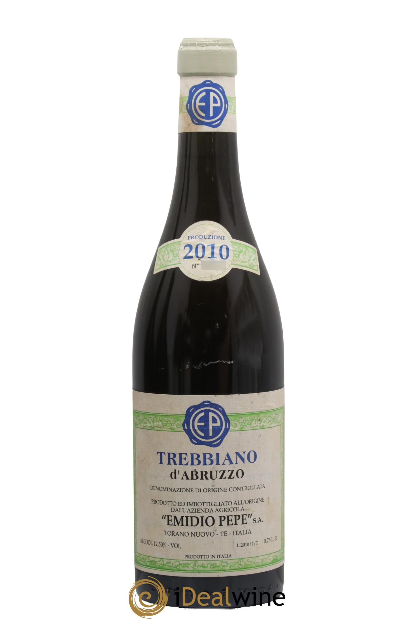 Trebbiano d'Abruzzo Emidio Pepe 2010 - Posten von 1 Flasche - 0