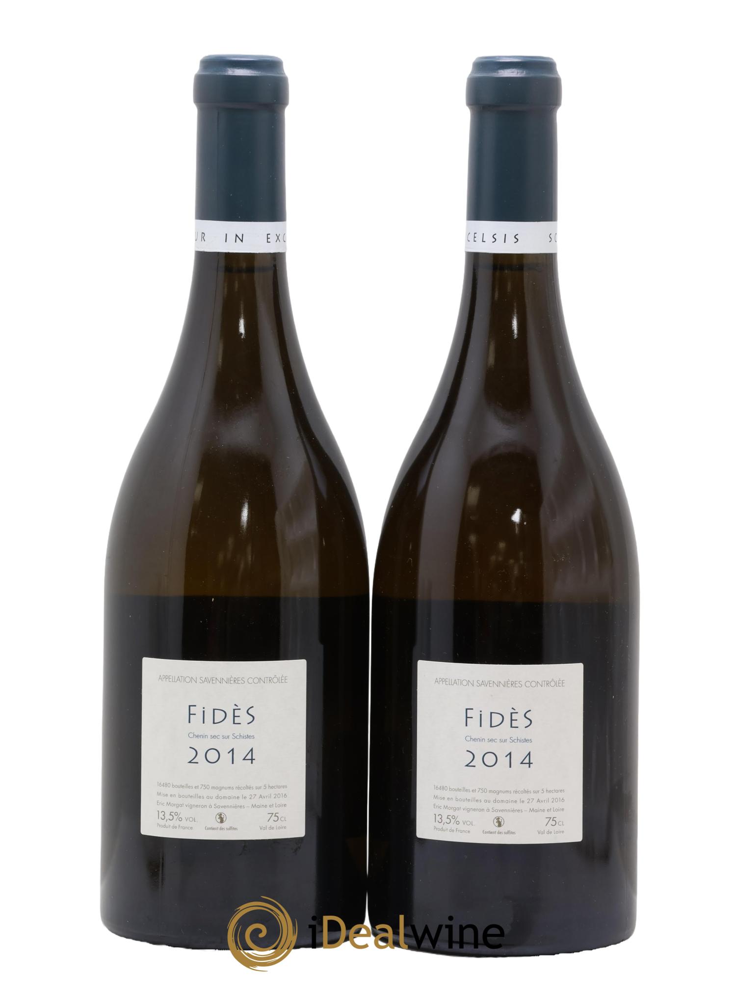 Savennières Fidès Eric Morgat 2014 - Lotto di 2 bottiglie - 1
