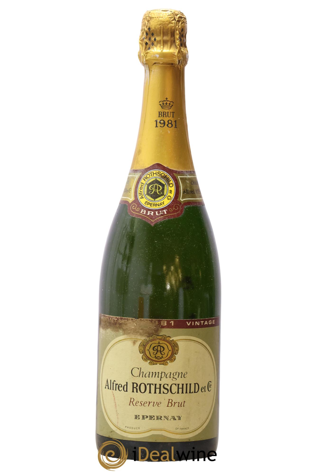Réserve Brut Alfred Rothschild 1981 - Posten von 1 Flasche - 0