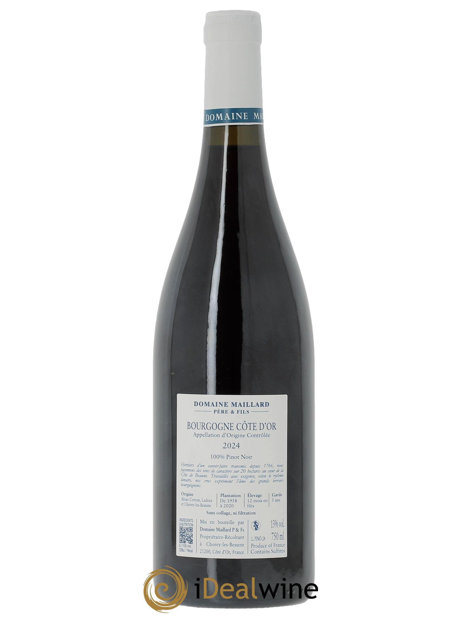 Bourgogne Pinot Noir Maillard et Fils (Domaine)  2024 - Lot de 1 bouteille - 1