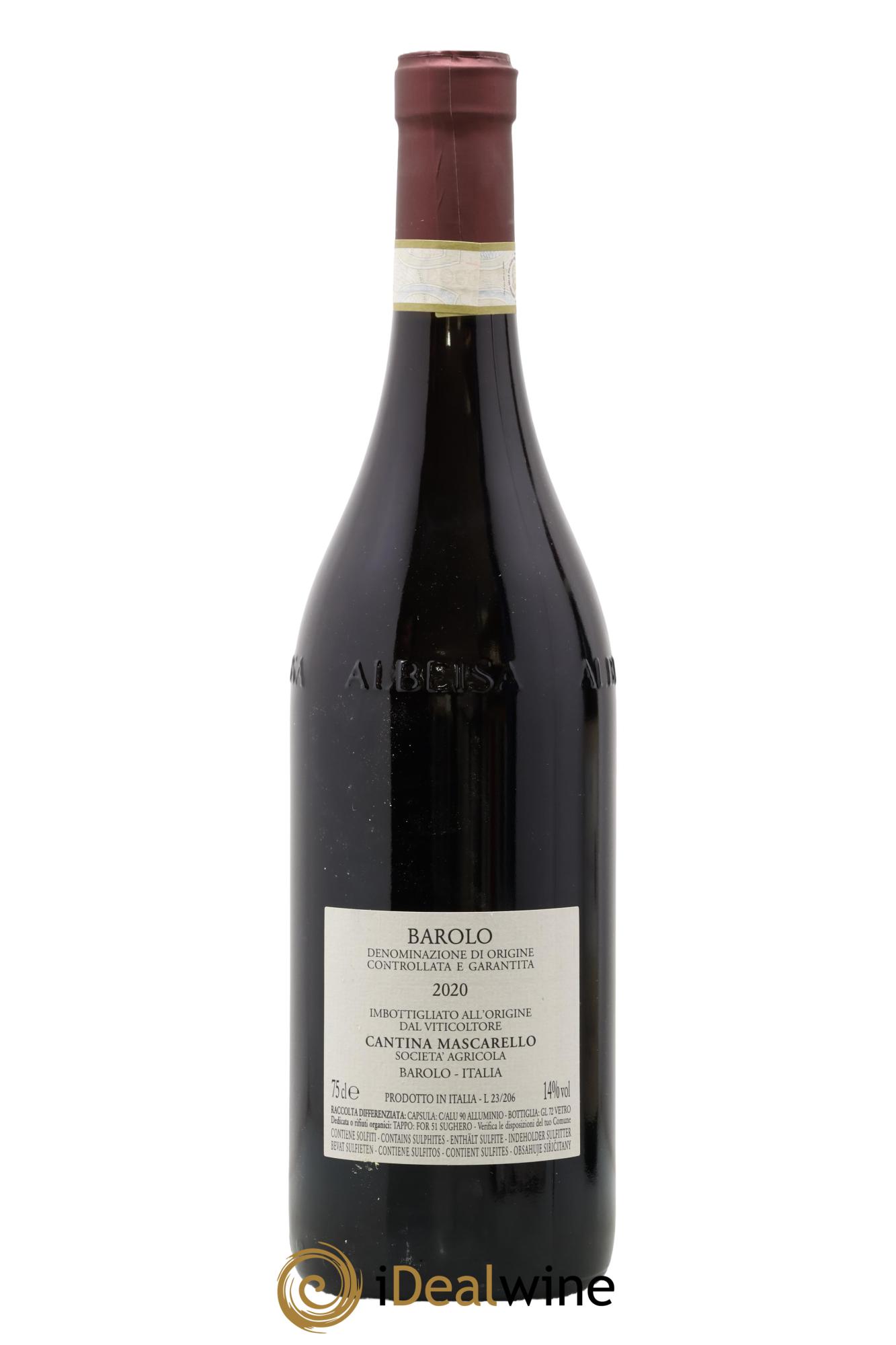 Barolo DOCG Bartolo Mascarello 2020 - Lot of 1 bottle - 1
