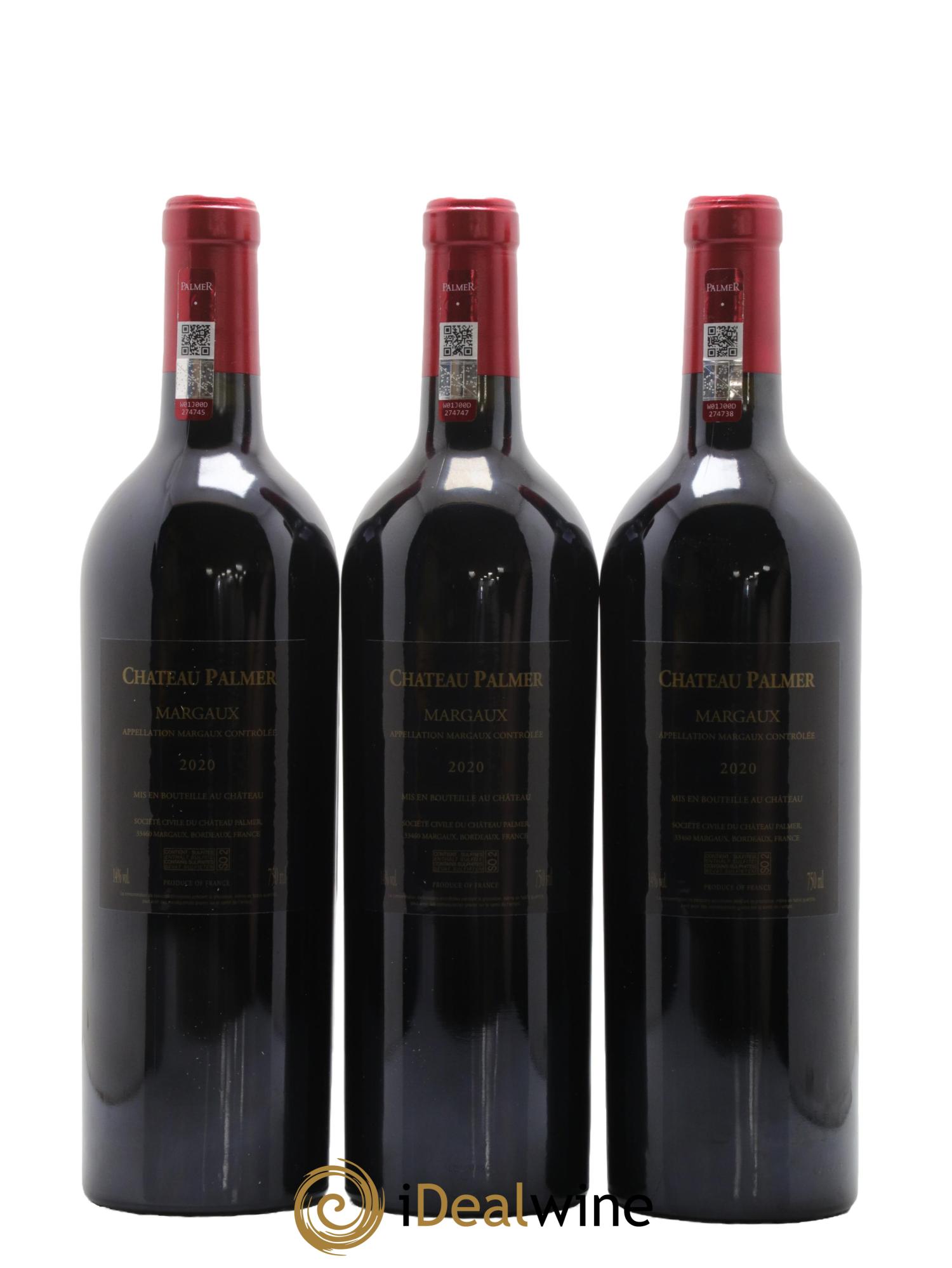 Château Palmer 3ème Grand Cru Classé 2020 - Lot de 6 bouteilles - 4