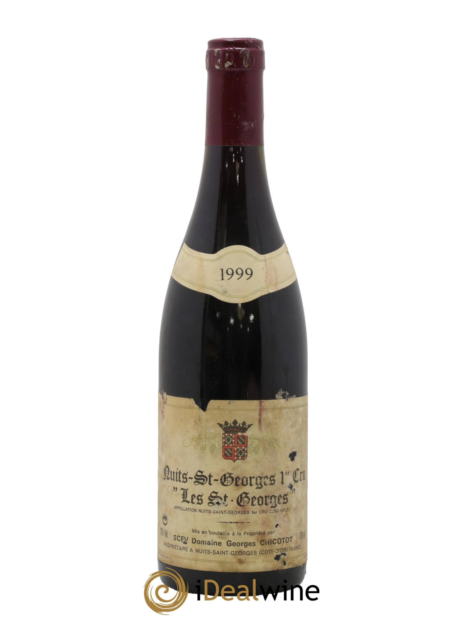 Nuits-Saint-Georges 1er Cru Les Saint-Georges Chicotot 1999 - Lot de 1 bouteille - 0