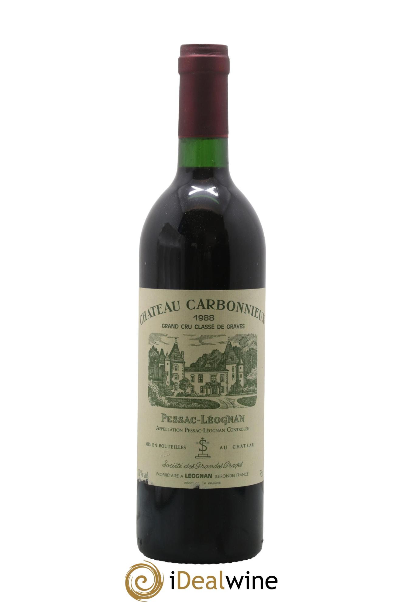 Château Carbonnieux Cru Classé de Graves 1988 - Lot de 1 bouteille - 0