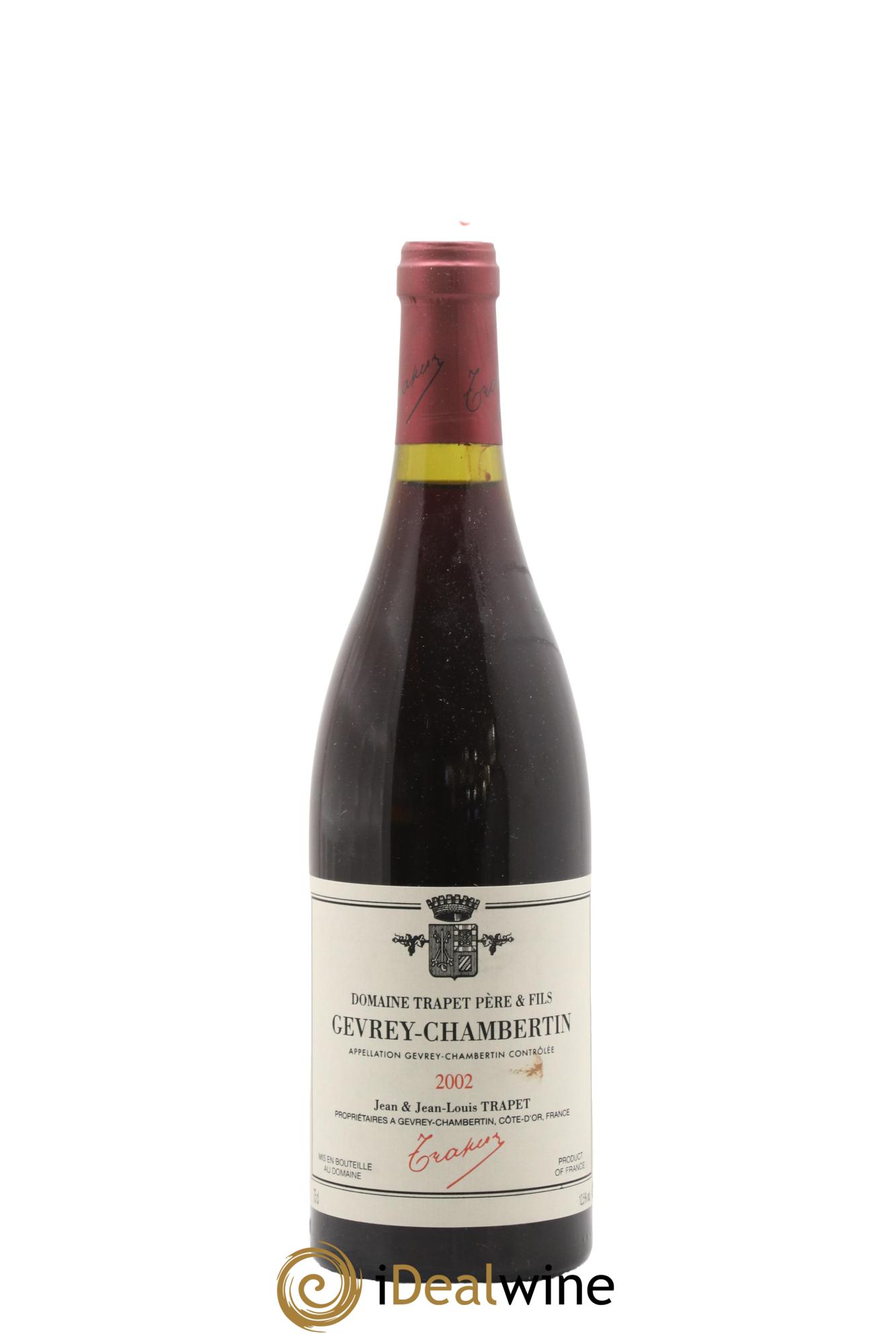 Gevrey-Chambertin Domaine Trapet 2002 - Lot of 1 bottle - 0