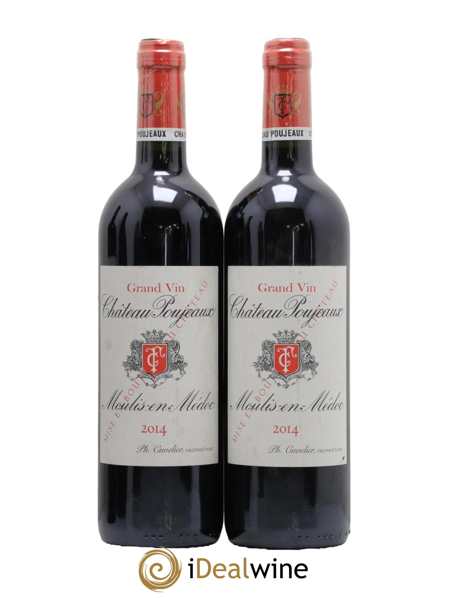 Château Poujeaux 2014 - Posten von 2 Flaschen - 0