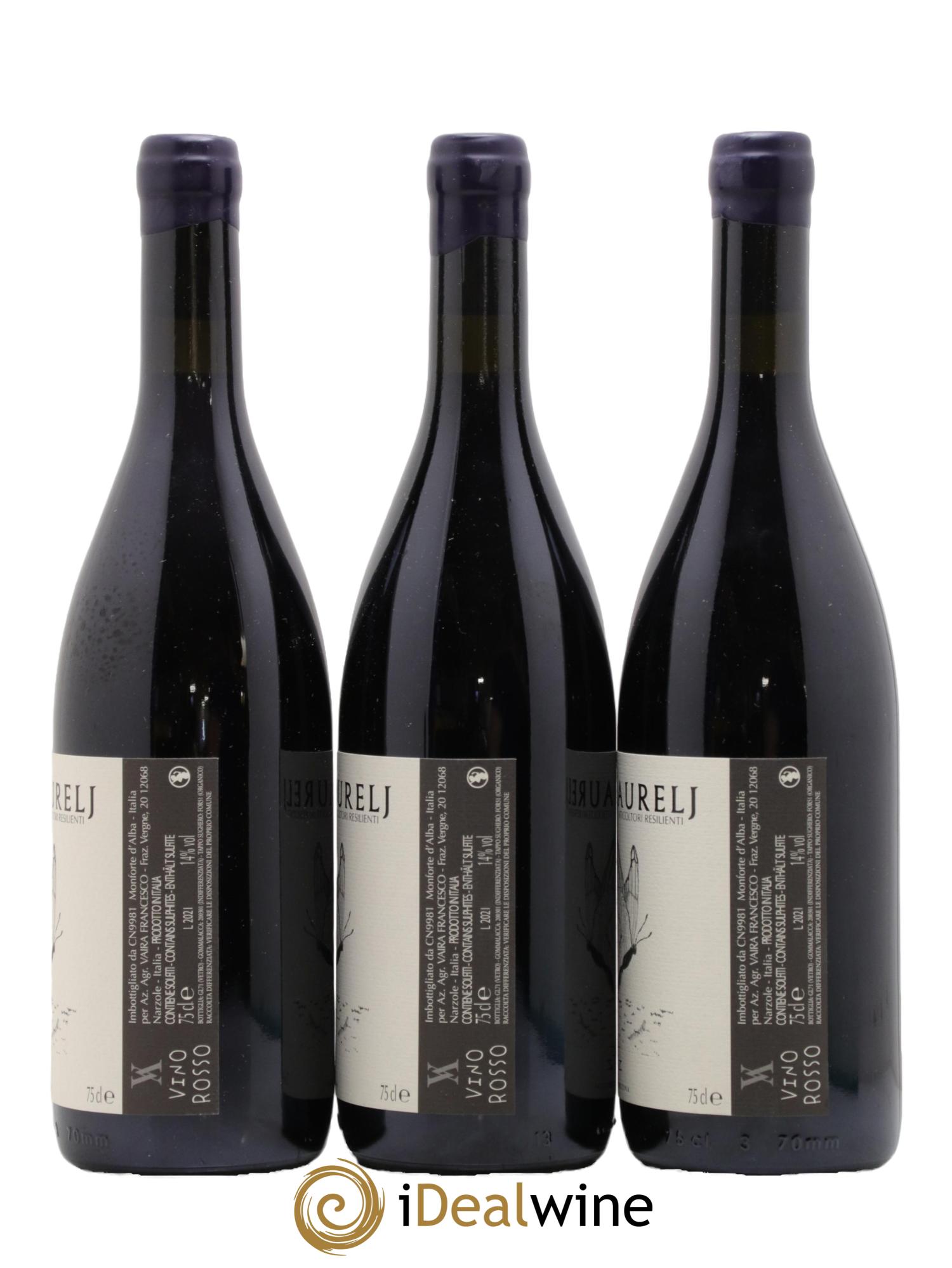 Italie FZ Free Zone Vaira Aurelj 2021 - Lot de 3 bouteilles - 1
