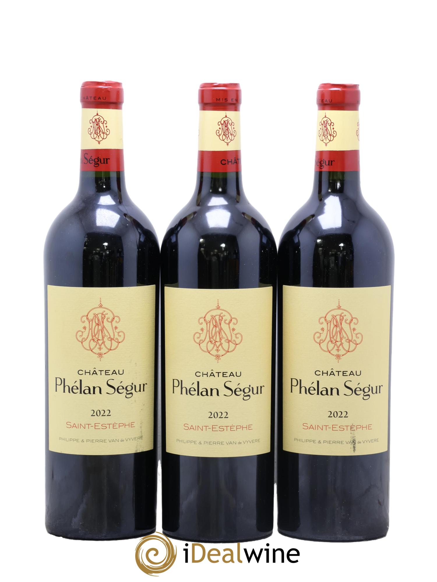 Château Phélan Ségur 2022 - Lot de 3 bouteilles - 0