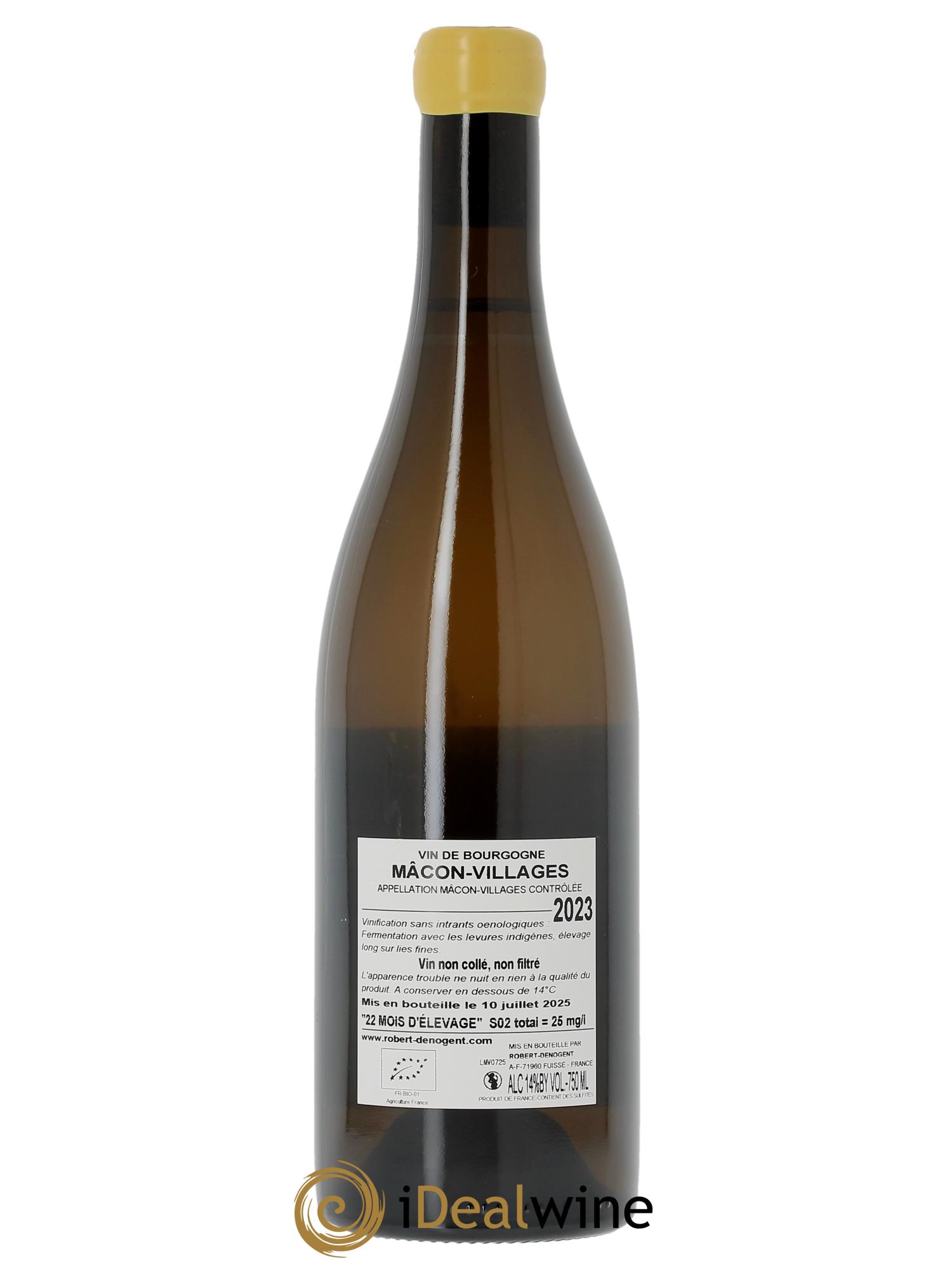 Mâcon-Villages Les Sardines Robert Denogent (Domaine)  2023 - Lot of 1 bottle - 1