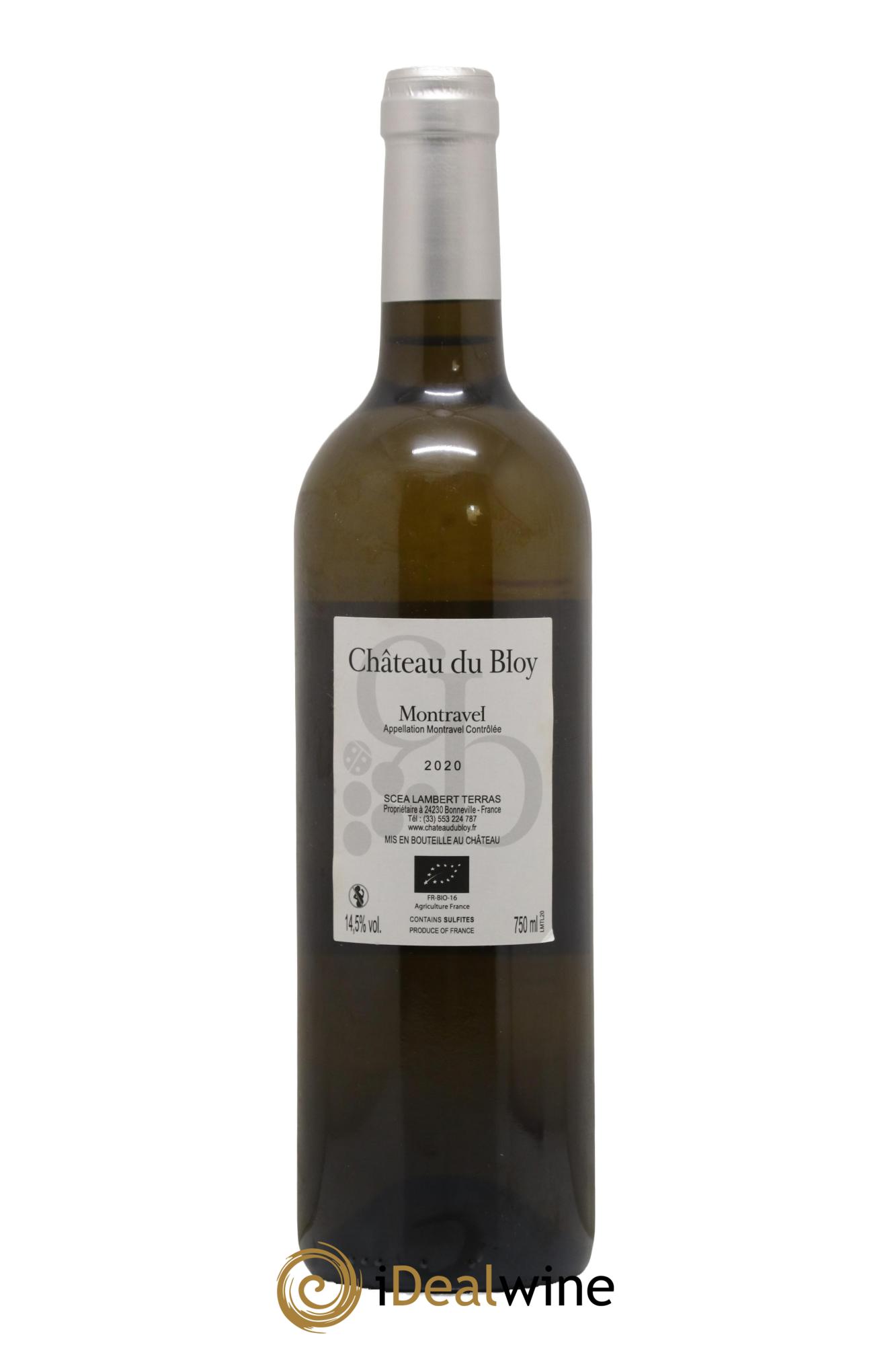 Montravel Lilia Château du Bloy 2020 - Lot de 1 bouteille - 1