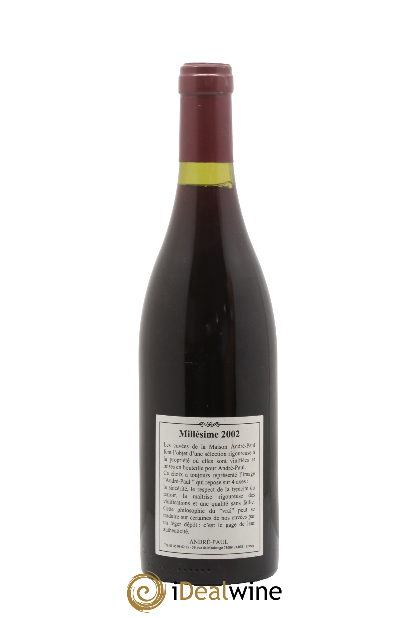 Nuits-Saint-Georges 1er Cru Les Bousselots Gilles Remoriquet 2002 - Lot de 1 bouteille - 1