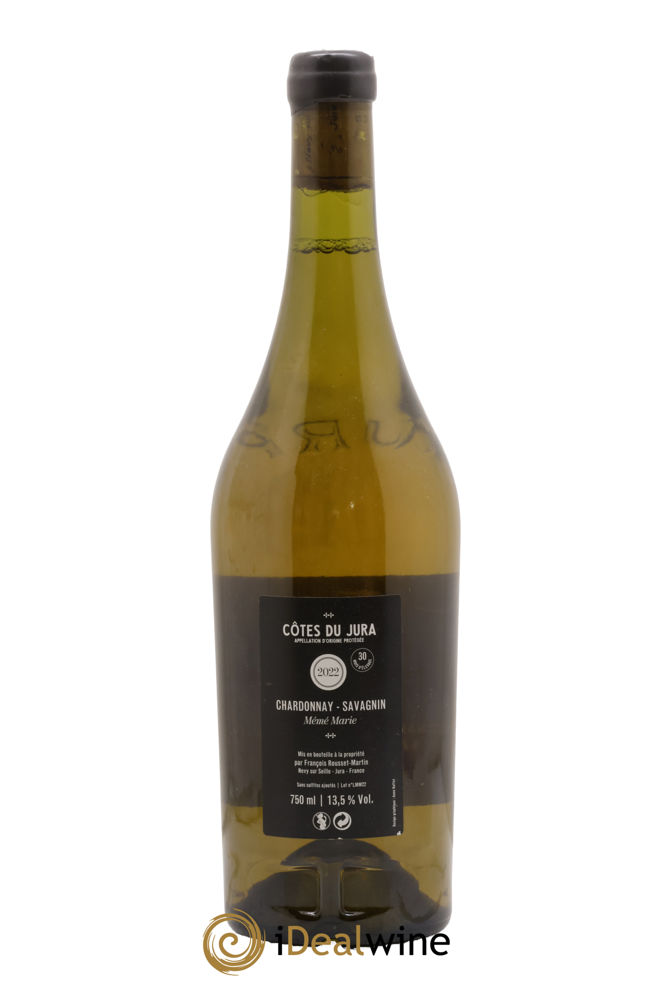 Côtes du Jura Mémé Marie 30 mois d'Elevage François Rousset Martin 2022 - Lot de 1 bouteille - 1