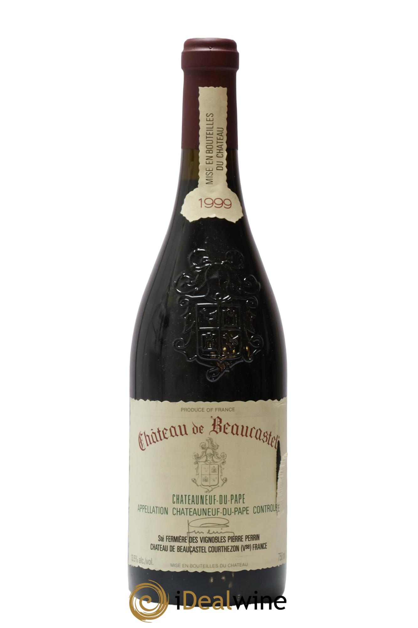 Châteauneuf-du-Pape Château de Beaucastel Famille Perrin 1999 - Lot de 1 bouteille - 0