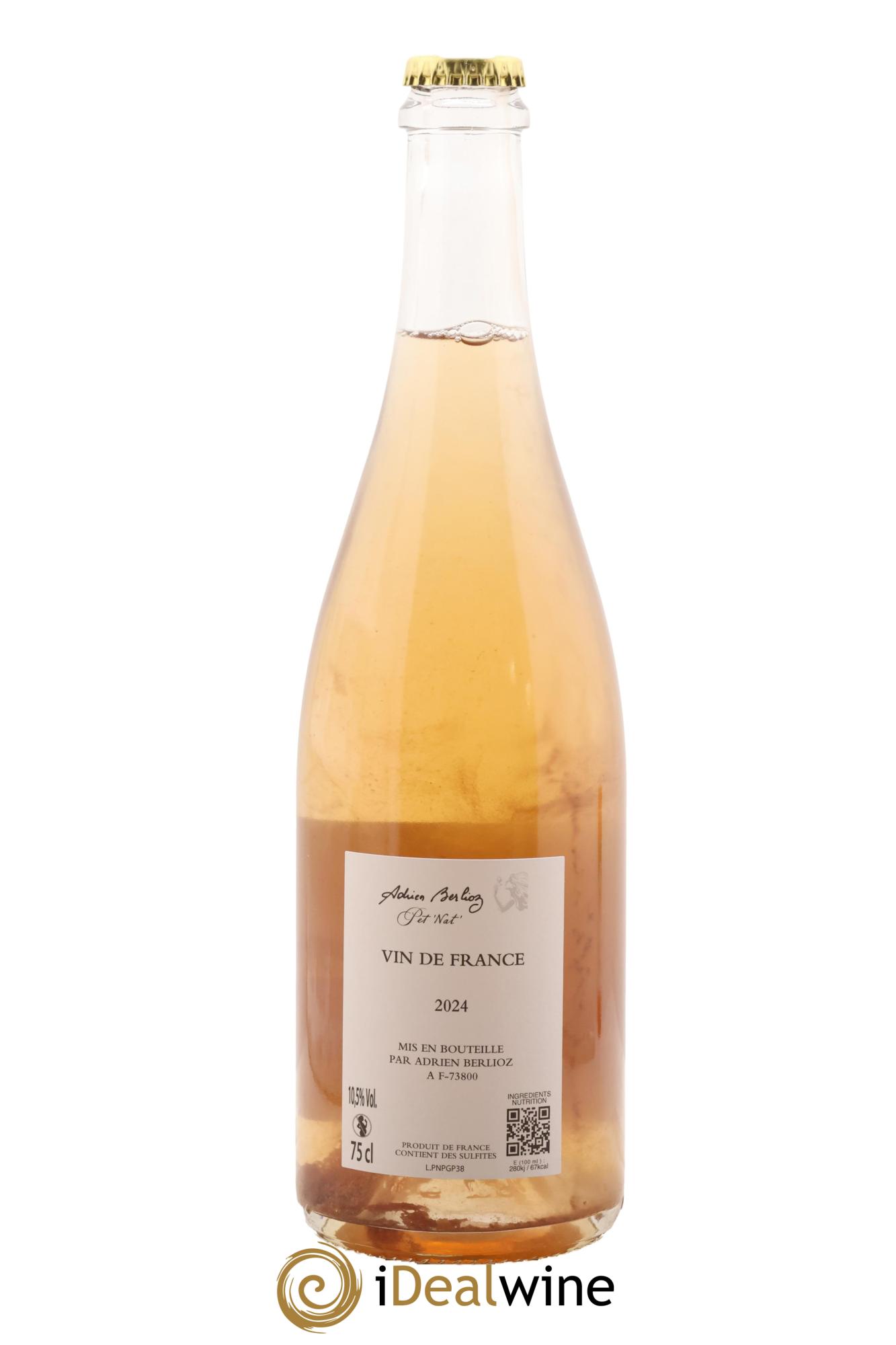 Vin de France Pet'Nat' Adrien Berlioz 2024 - Lotto di 1 bottiglia - 1