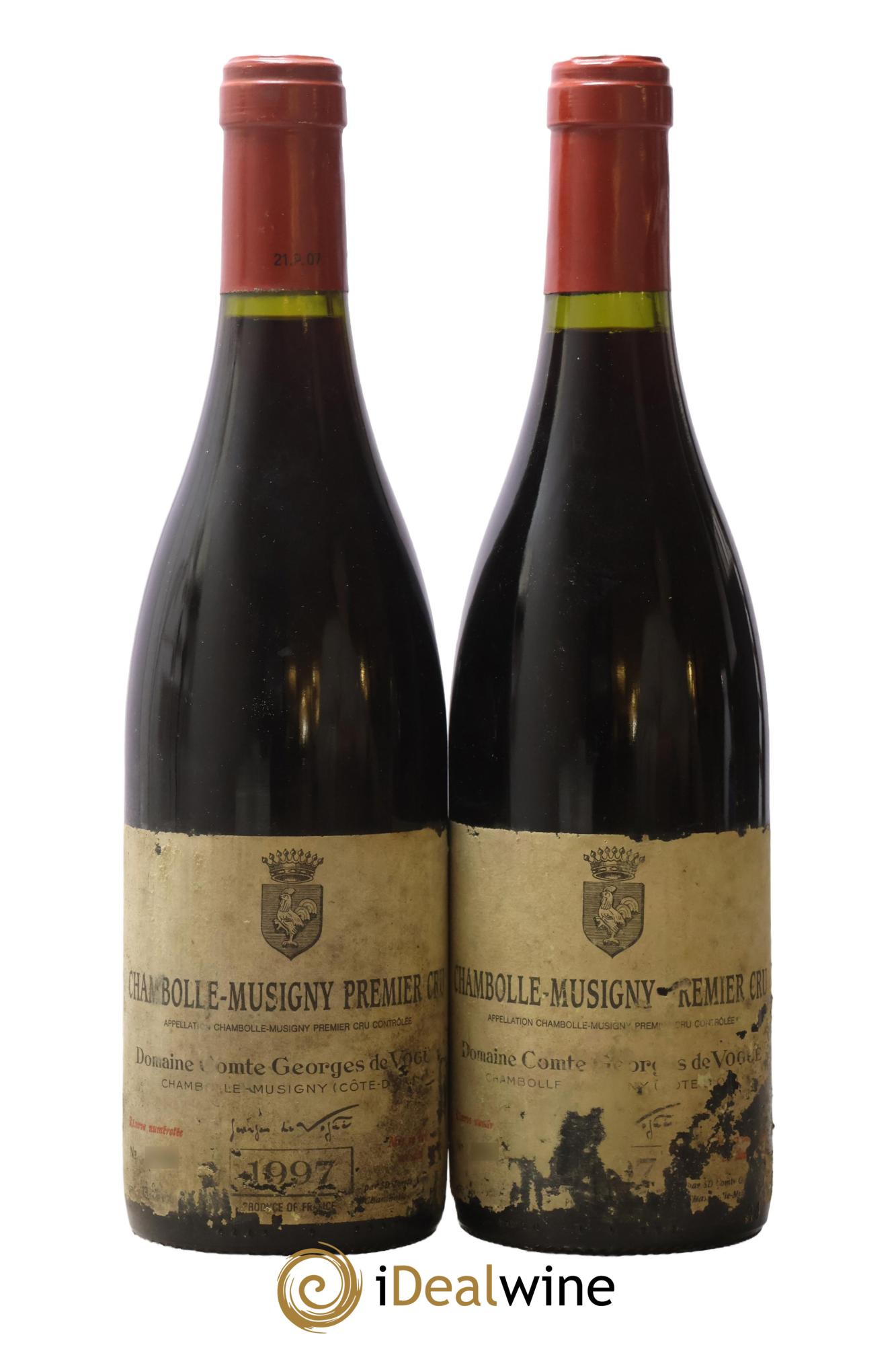 Chambolle-Musigny 1er Cru Comte Georges de Vogüé 1997 - Lotto di 2 bottiglie - 0