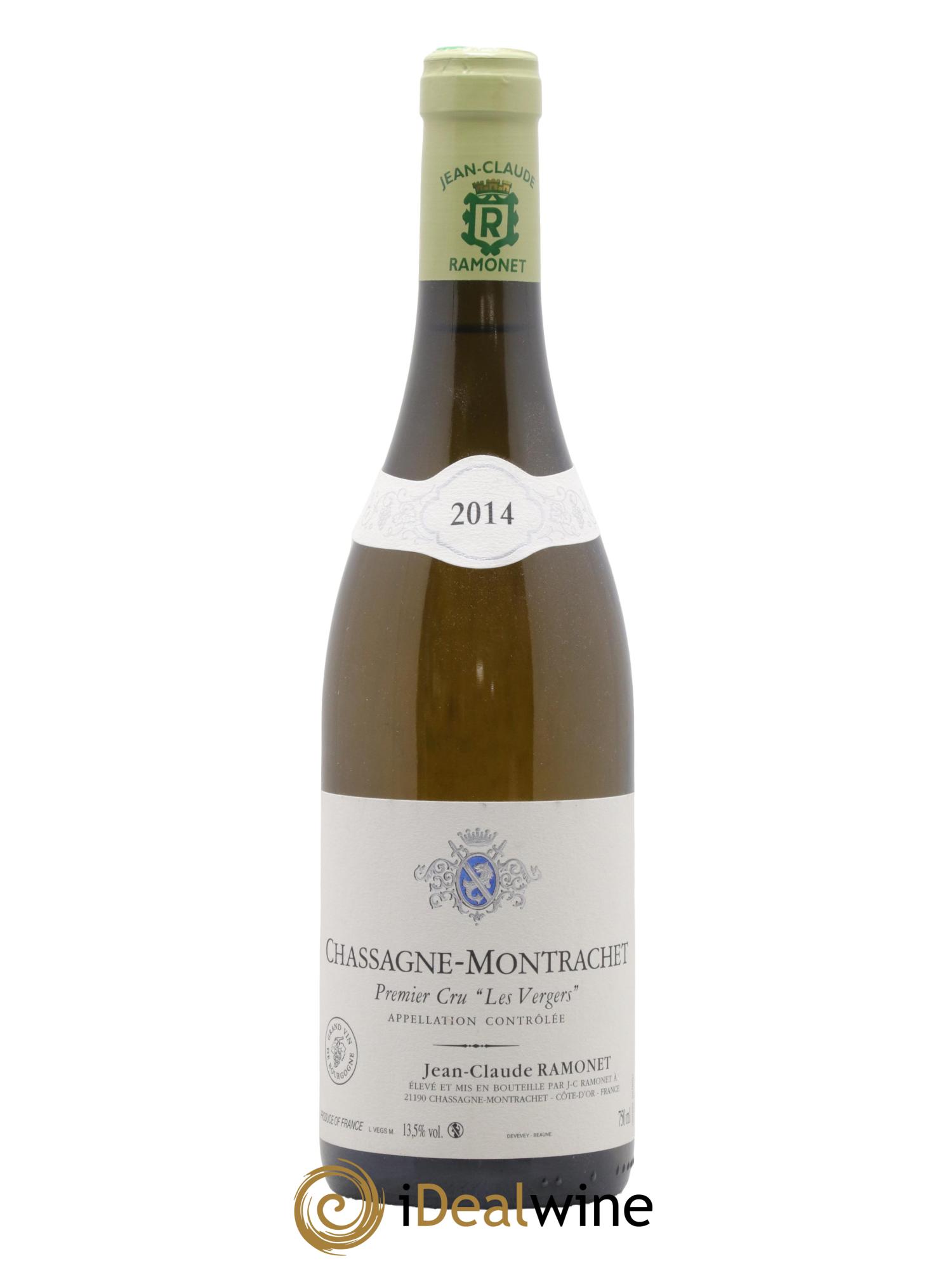 Chassagne-Montrachet 1er Cru Les Vergers Ramonet (Domaine) 2014 - Lot de 1 bouteille - 0