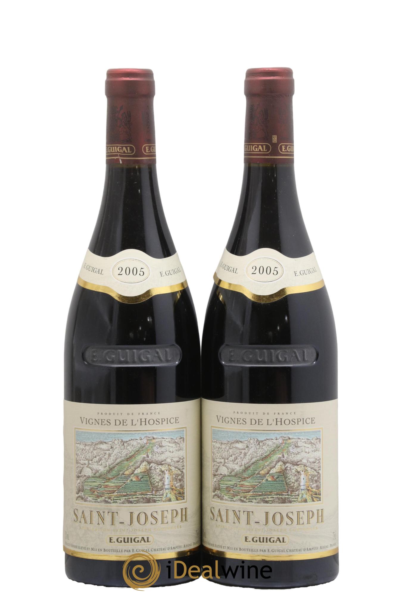 Saint-Joseph Vignes de l'Hospice Guigal 2005 - Lot de 2 bouteilles - 0