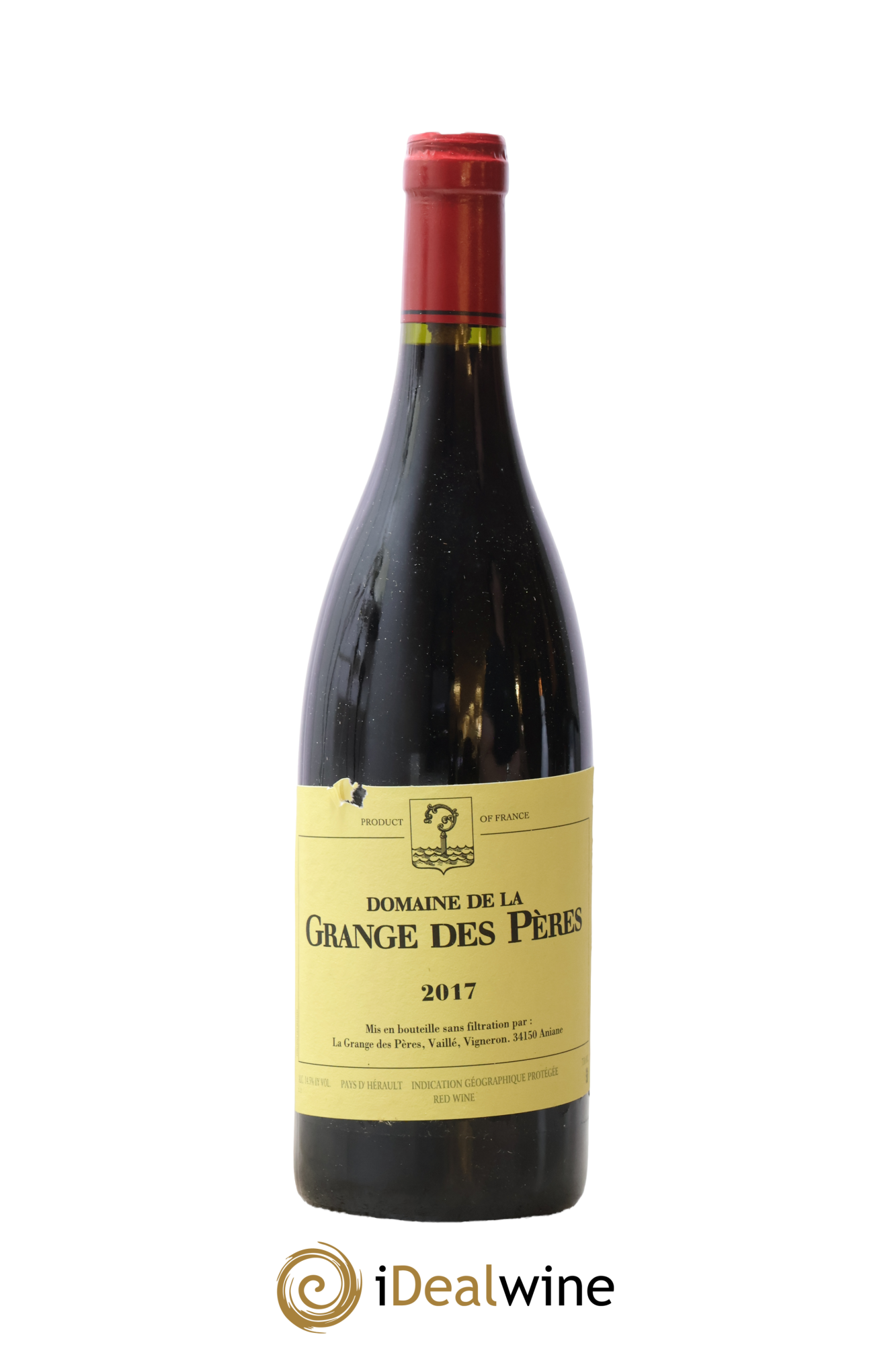 Pays d'Hérault Grange des Pères Laurent Vaillé 2017 - Lot de 1 bouteille - 0