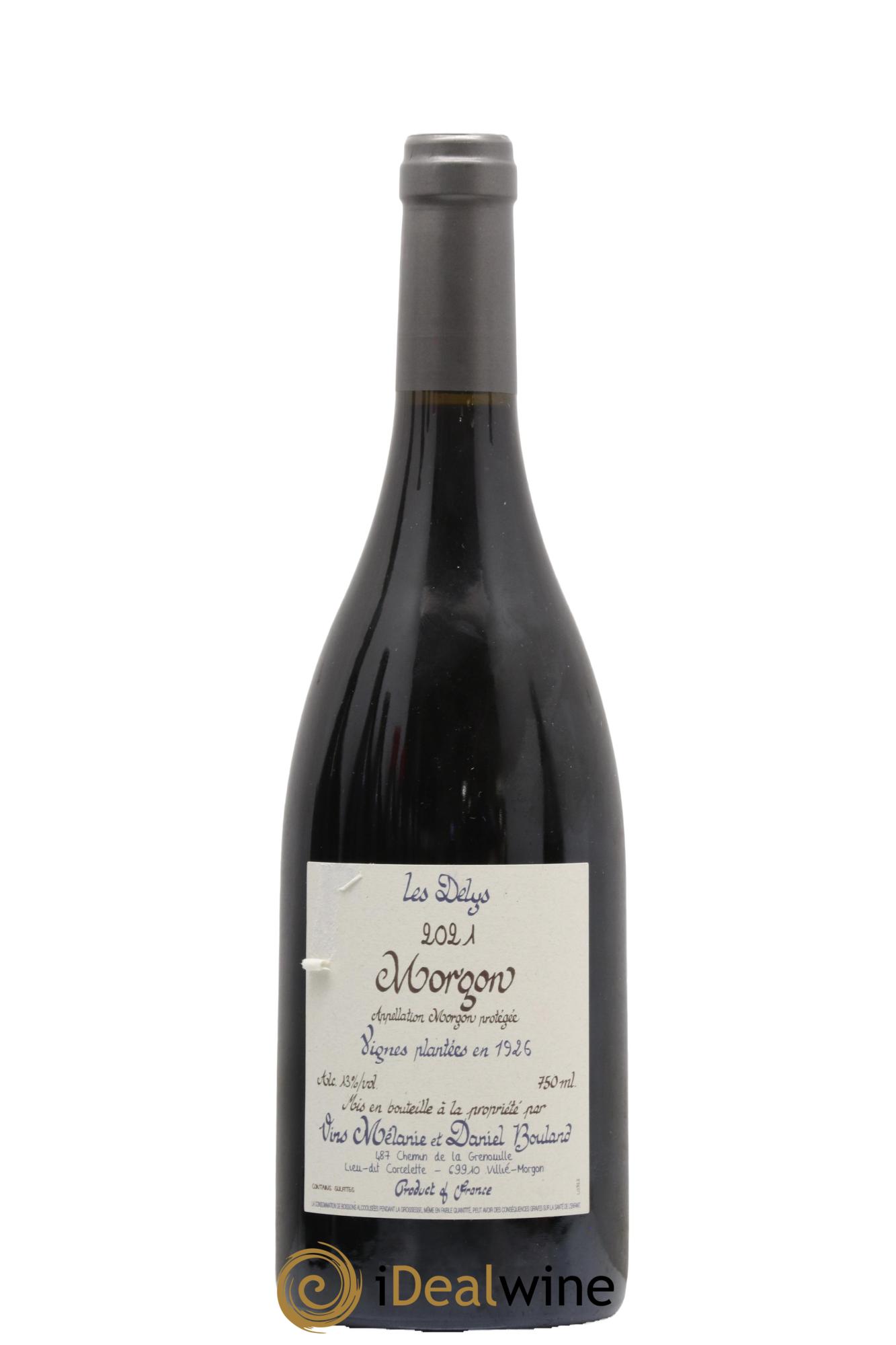 Morgon Les Delys Vielles Vignes de 1926 Daniel Bouland (Domaine) 2021 - Lot de 1 bouteille - 0