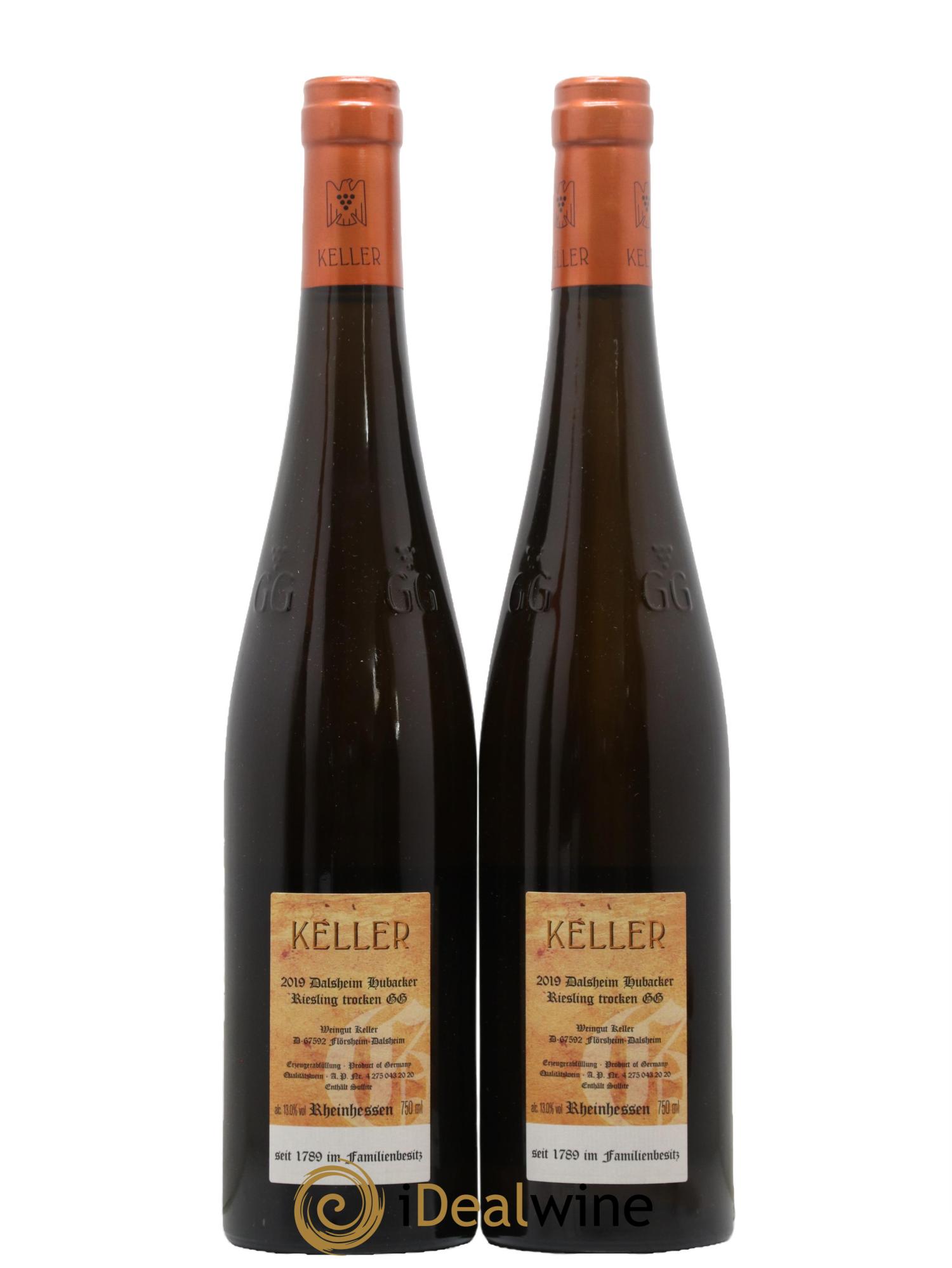 Riesling Trocken GG Dalsheim Hubacker Keller 2019 - Posten von 2 Flaschen - 1